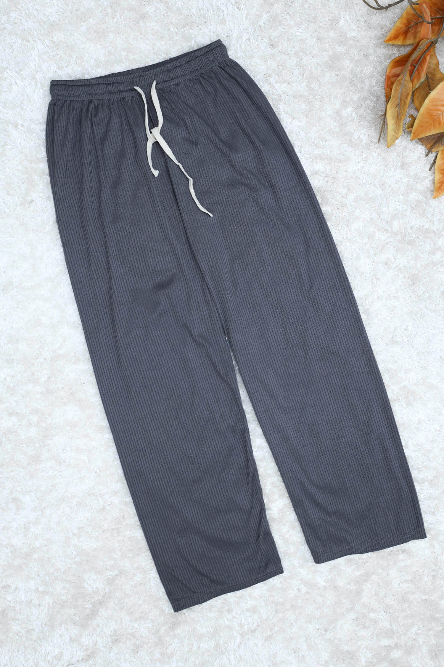 Relaxed Lounge Lining Texture Flapper Trouser - Women - Image 10