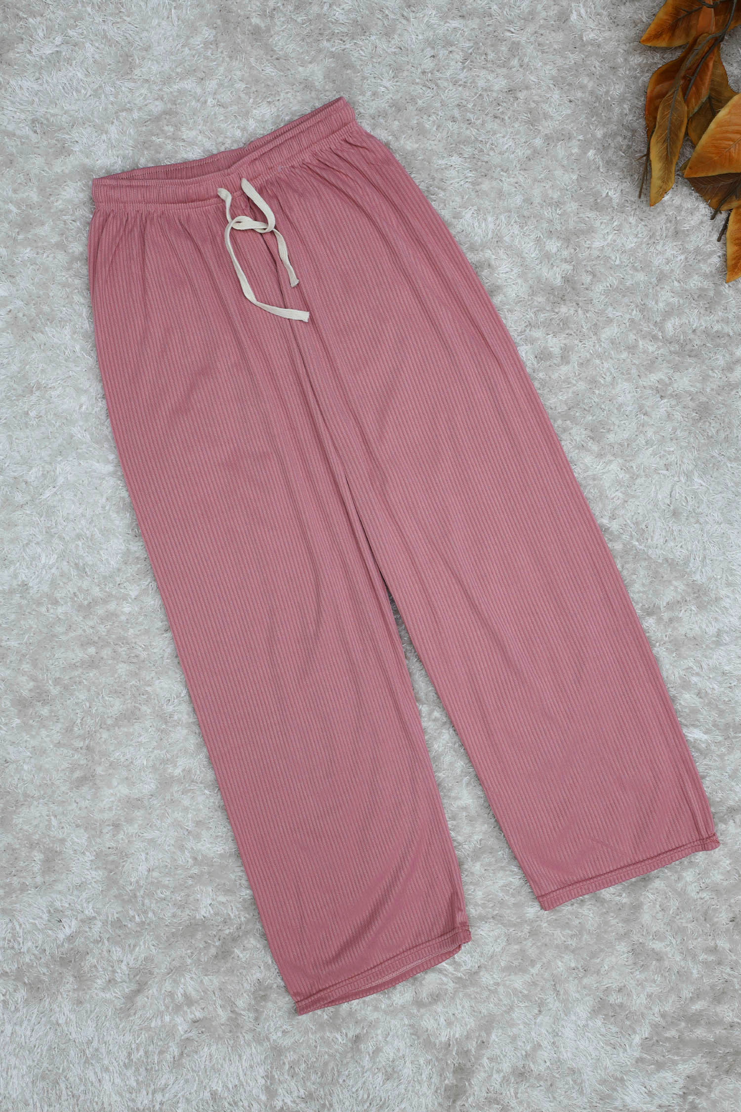 Relaxed Lounge Lining Texture Flapper Trouser - Women - Image 14
