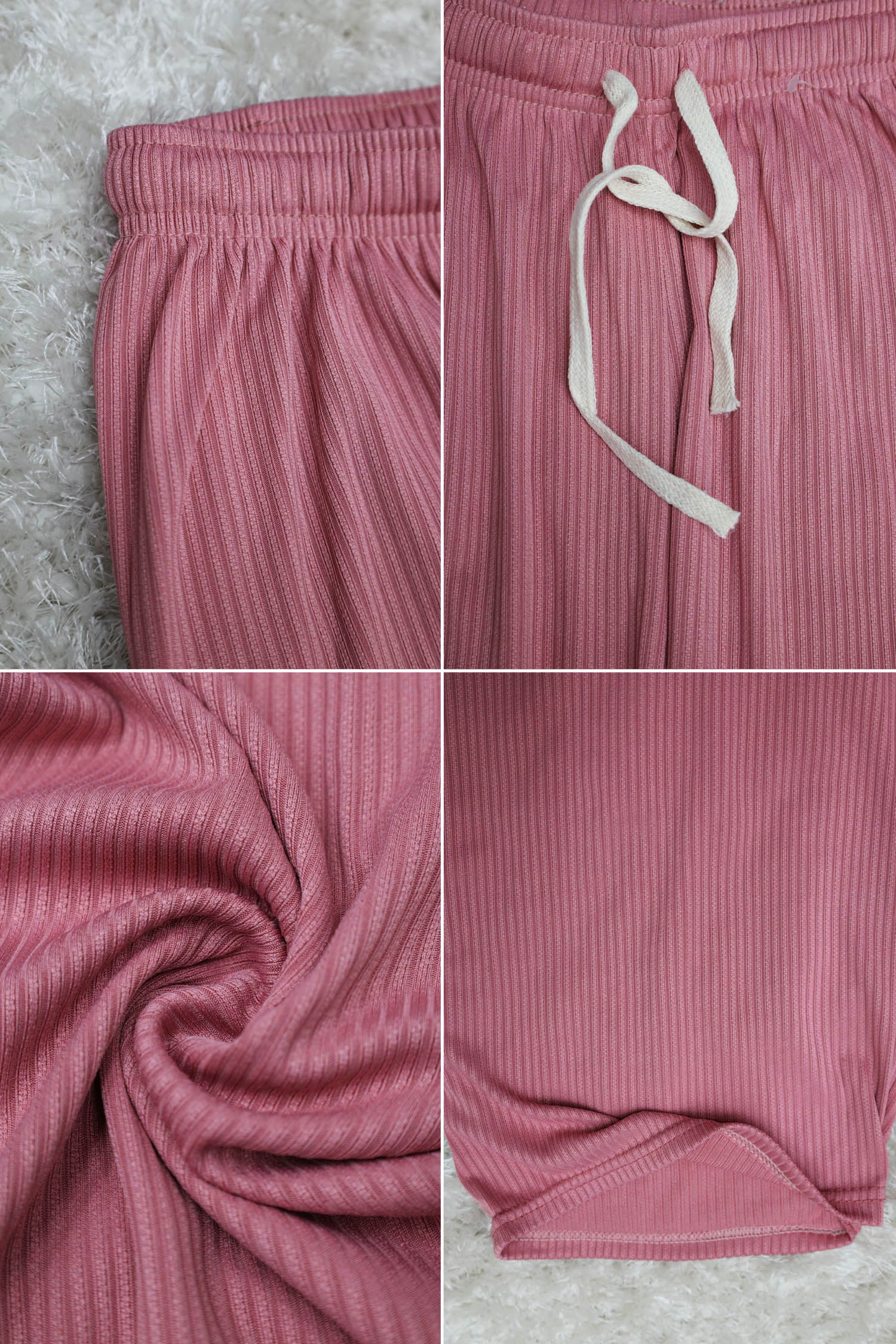 Relaxed Lounge Lining Texture Flapper Trouser - Women - Image 15