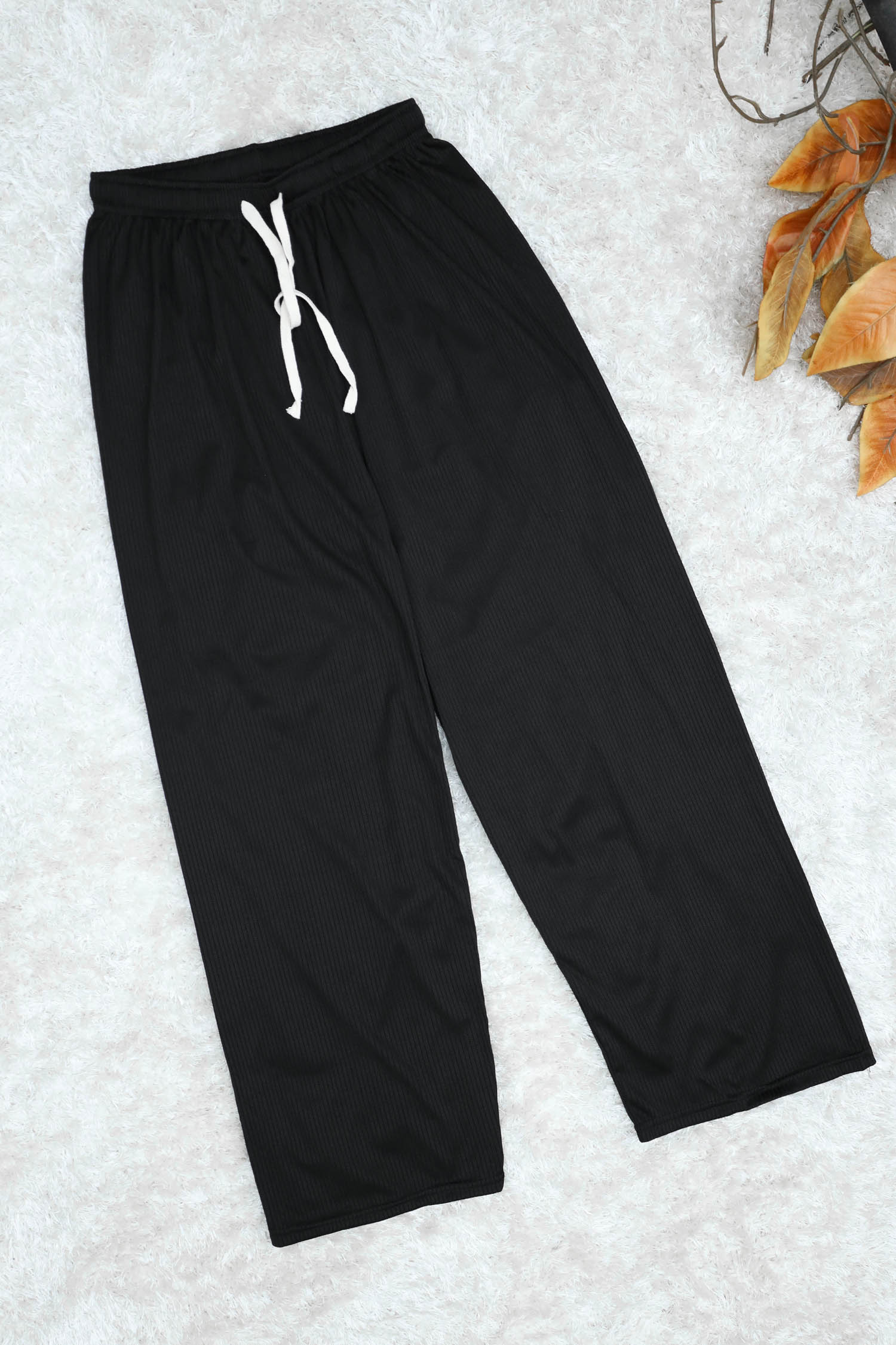 Relaxed Lounge Lining Texture Flapper Trouser - Women - Image 6