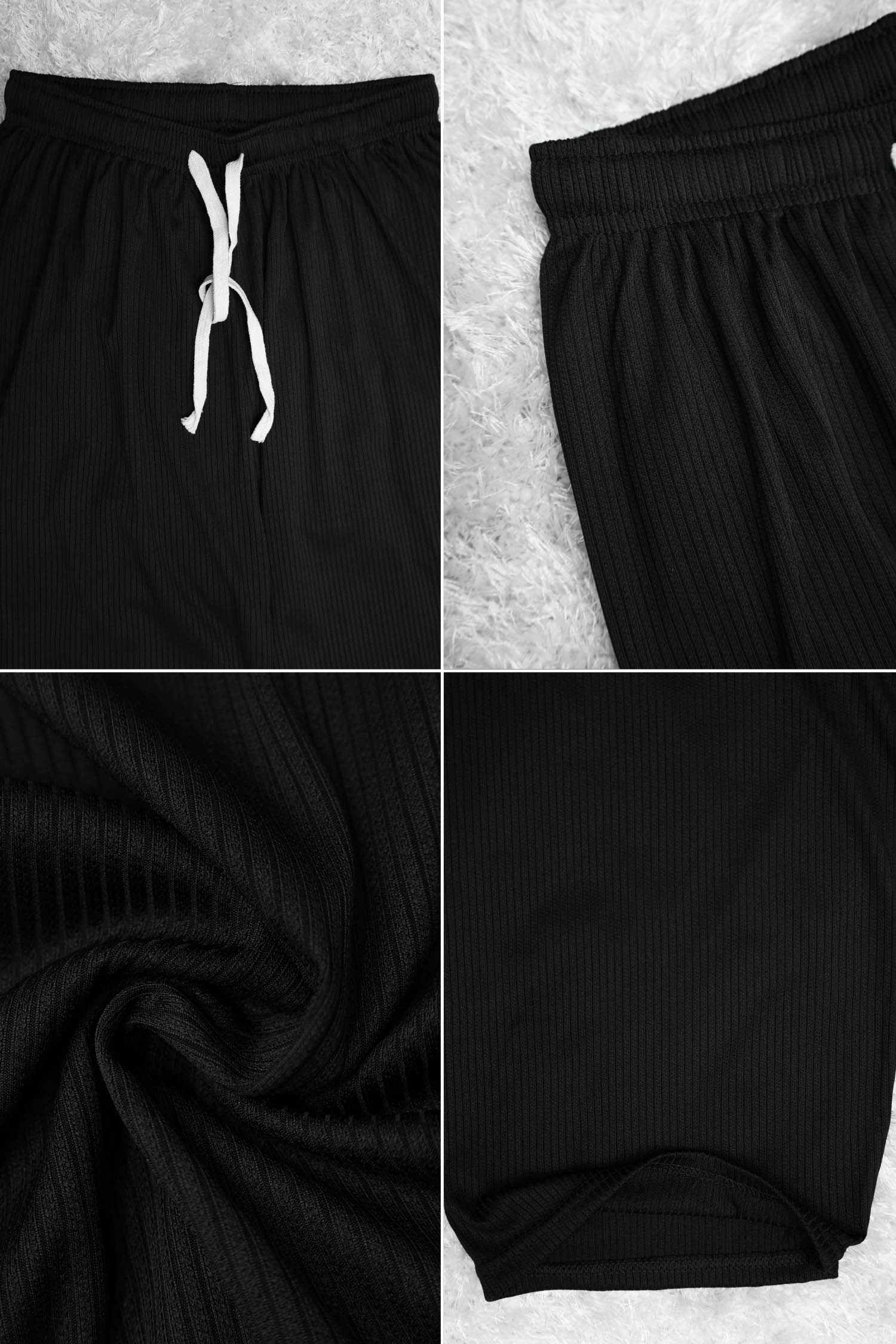 Relaxed Lounge Lining Texture Flapper Trouser - Women - Image 7