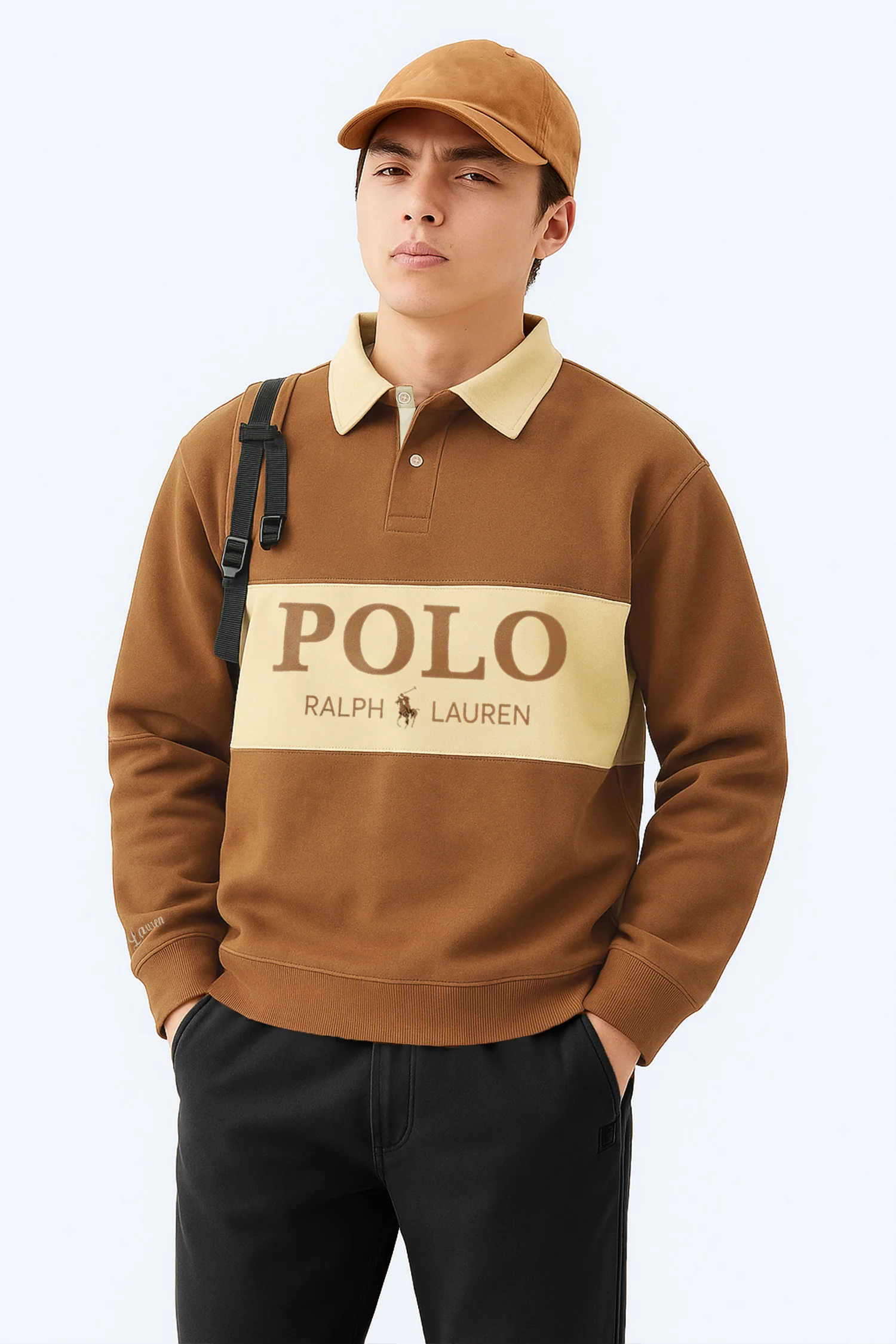 Rph Lren Classic Signature Typographi Imported Men's Sweatshirt - Image 13