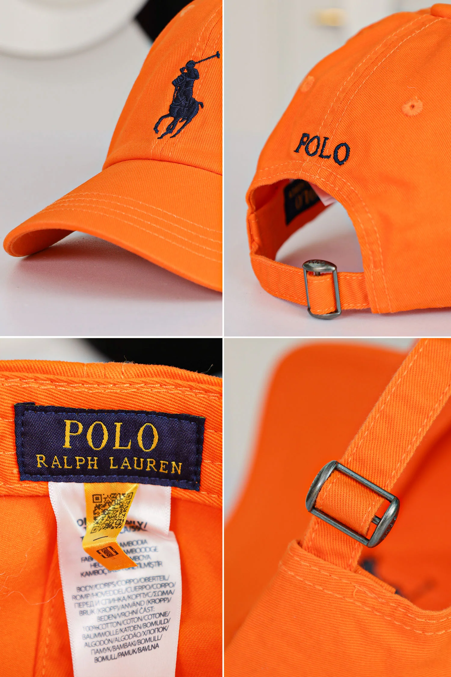 Rph Lren Polo Adjustable Baseball Imp Cotton Cap - Image 20