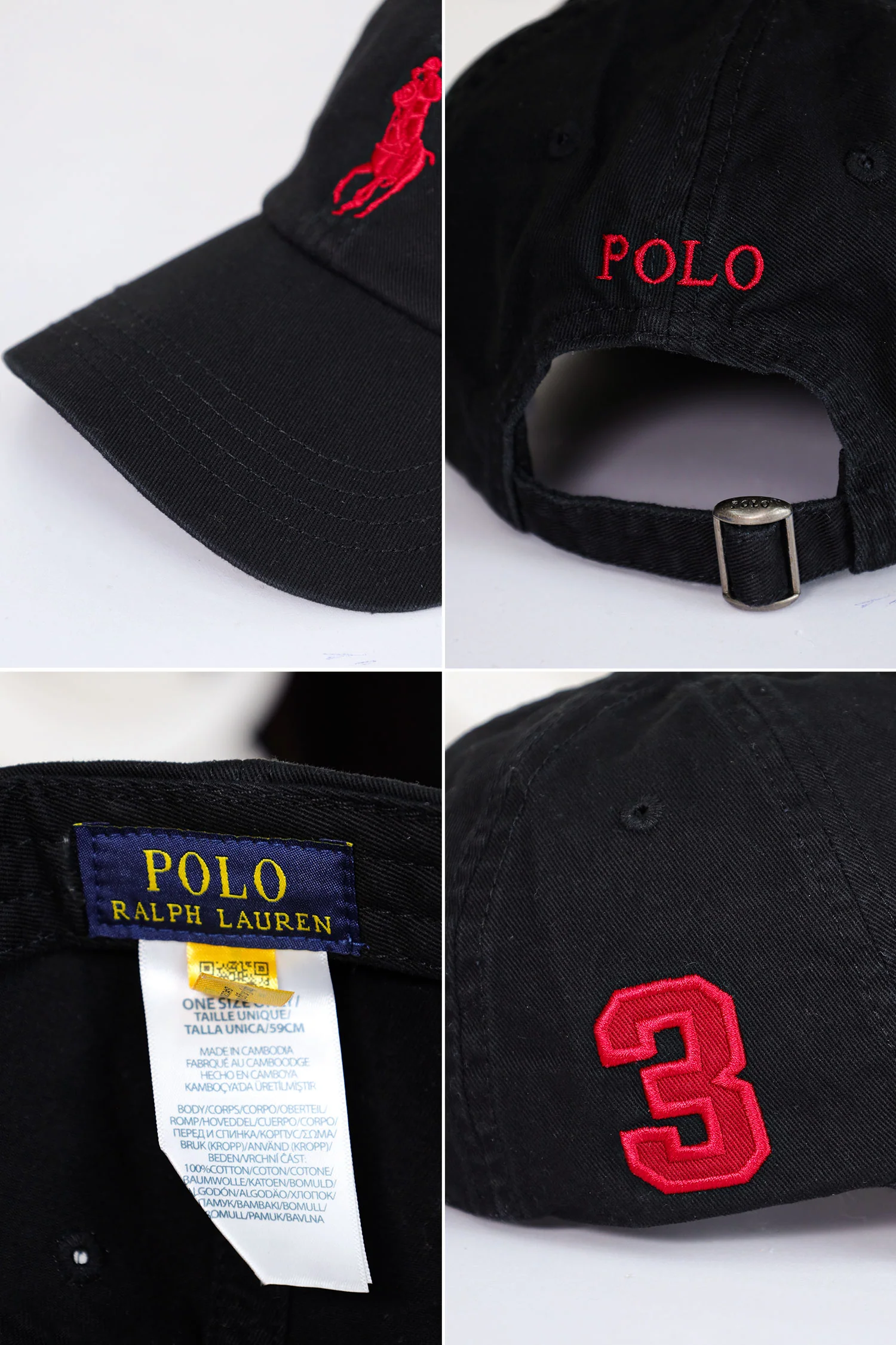 Rph Lren Polo Adjustable Baseball Imp Cotton Cap - Image 27