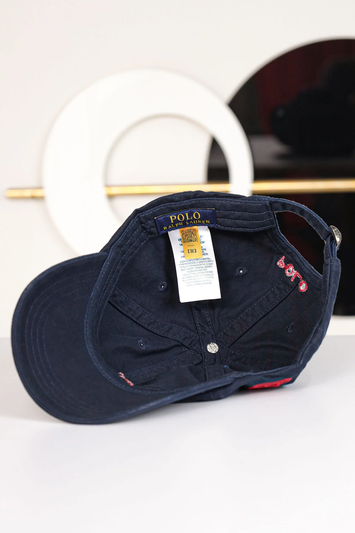 Rph Lren Polo Adjustable Baseball Imp Cotton Cap - Image 5