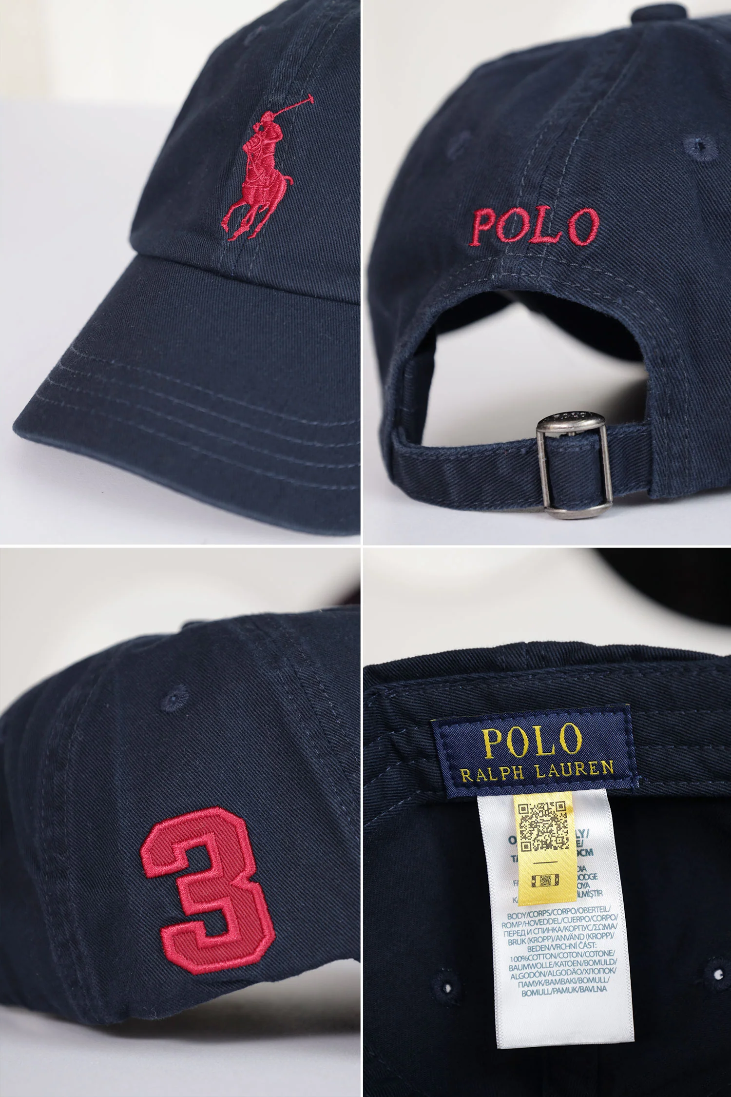 Rph Lren Polo Adjustable Baseball Imp Cotton Cap - Image 6