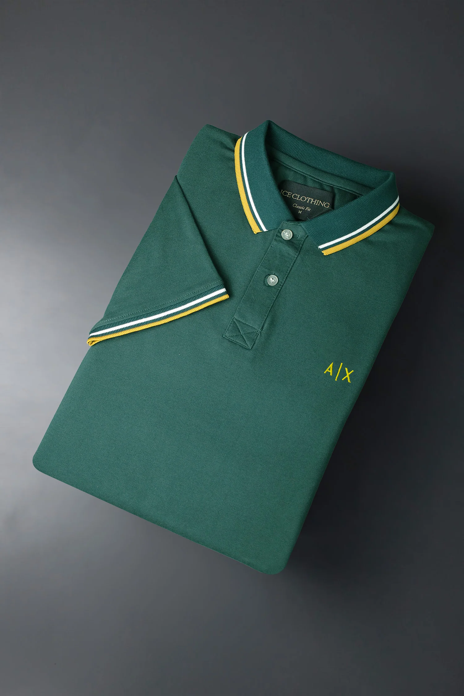 Armni Excnge Bold Heritage Men's Polo Shirt - Image 11