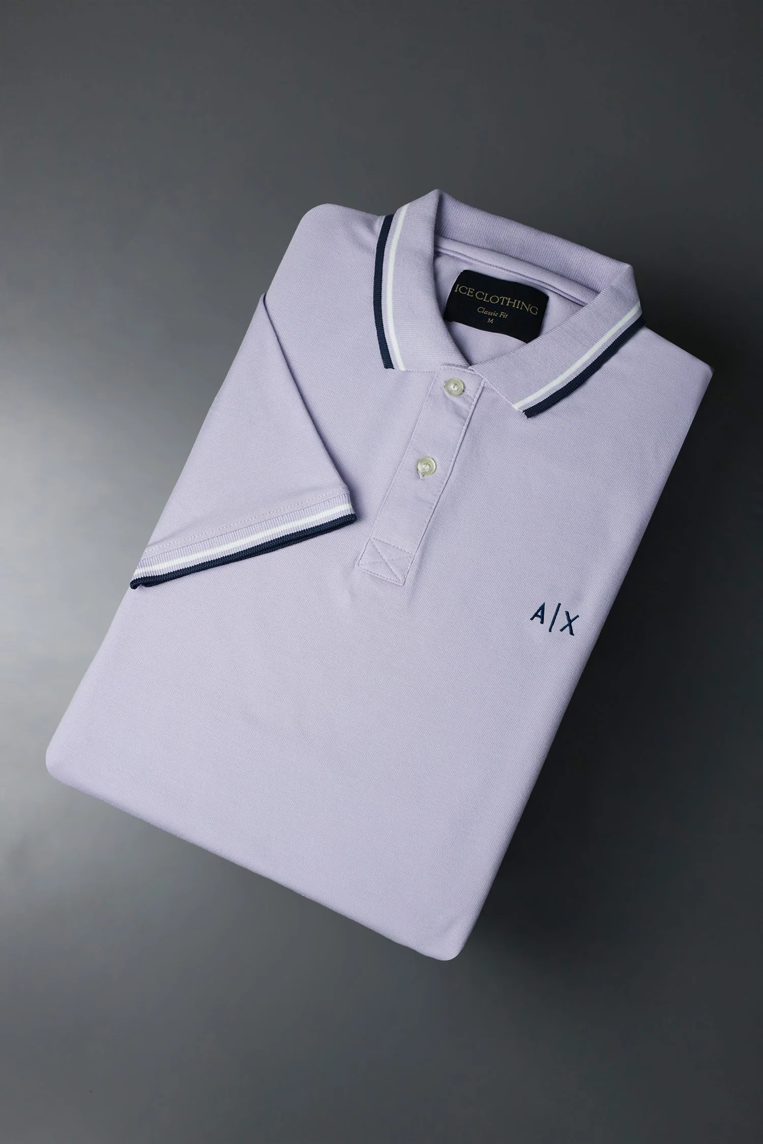 Armni Excnge Bold Heritage Men's Polo Shirt - Image 2