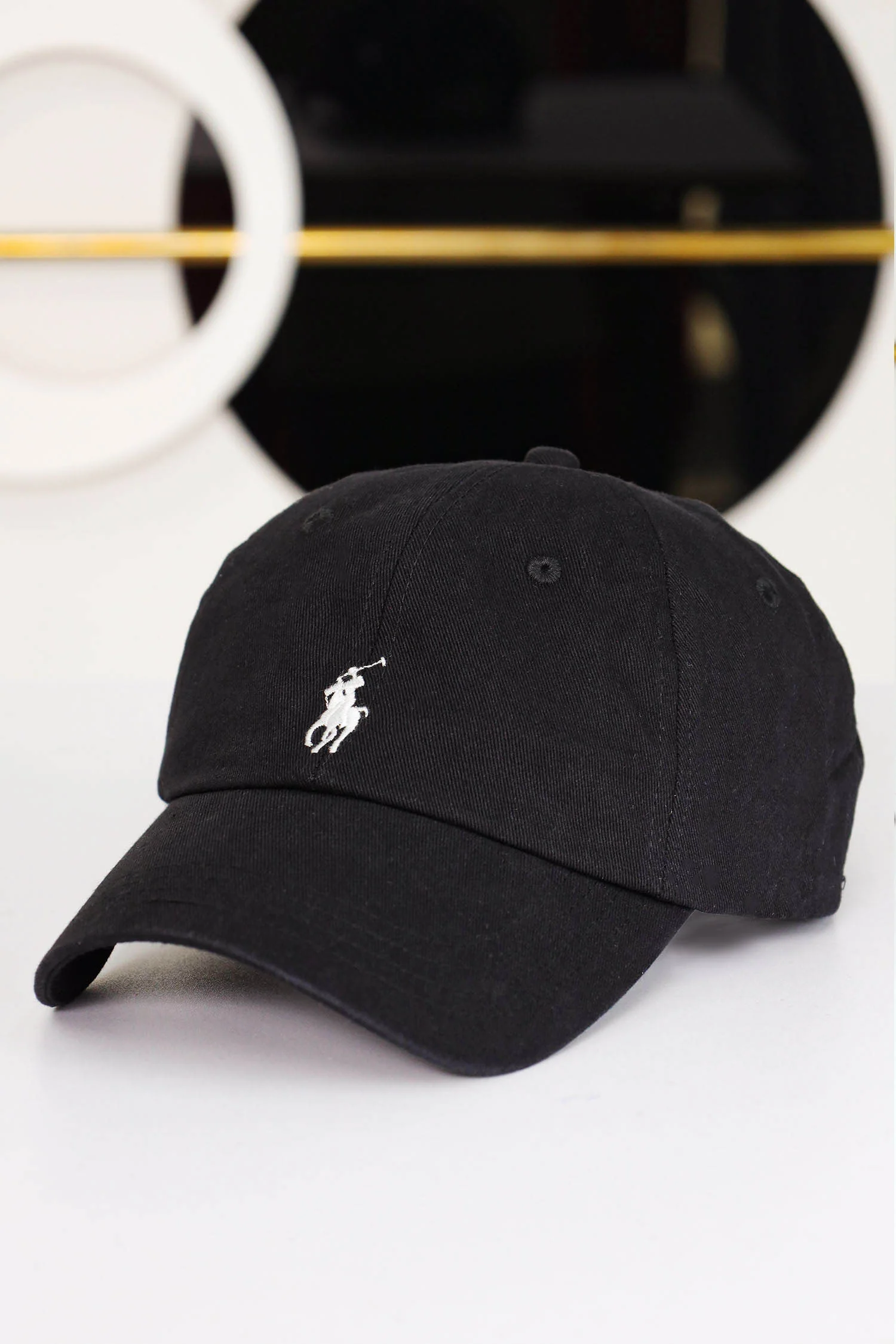 Rph Lren Polo Striped Oxford Imp Shamery Cotton Cap - Image 12