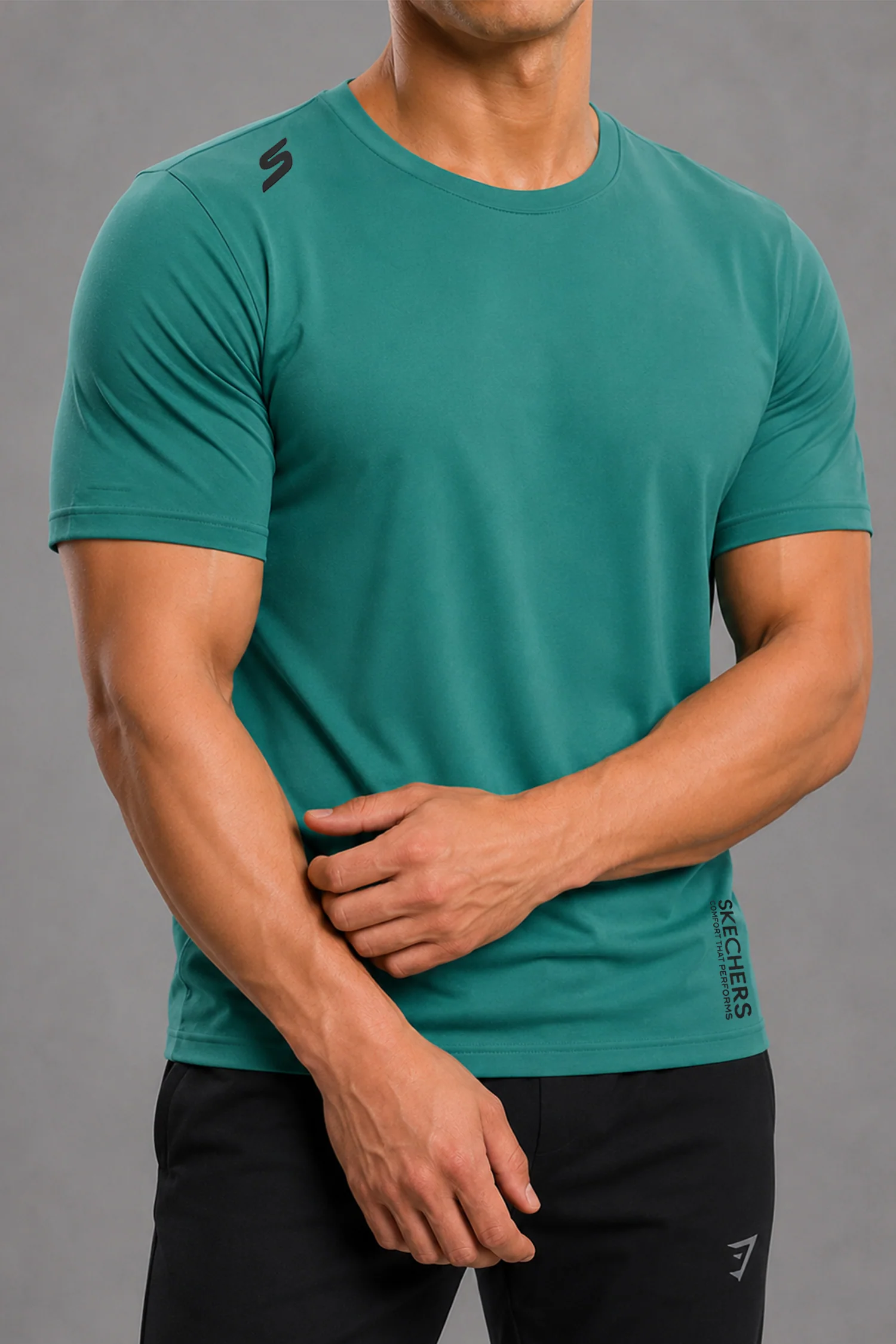 Skchr Breathable Sweat-Wicking Activewear Dry-Fit Tee - Image 10