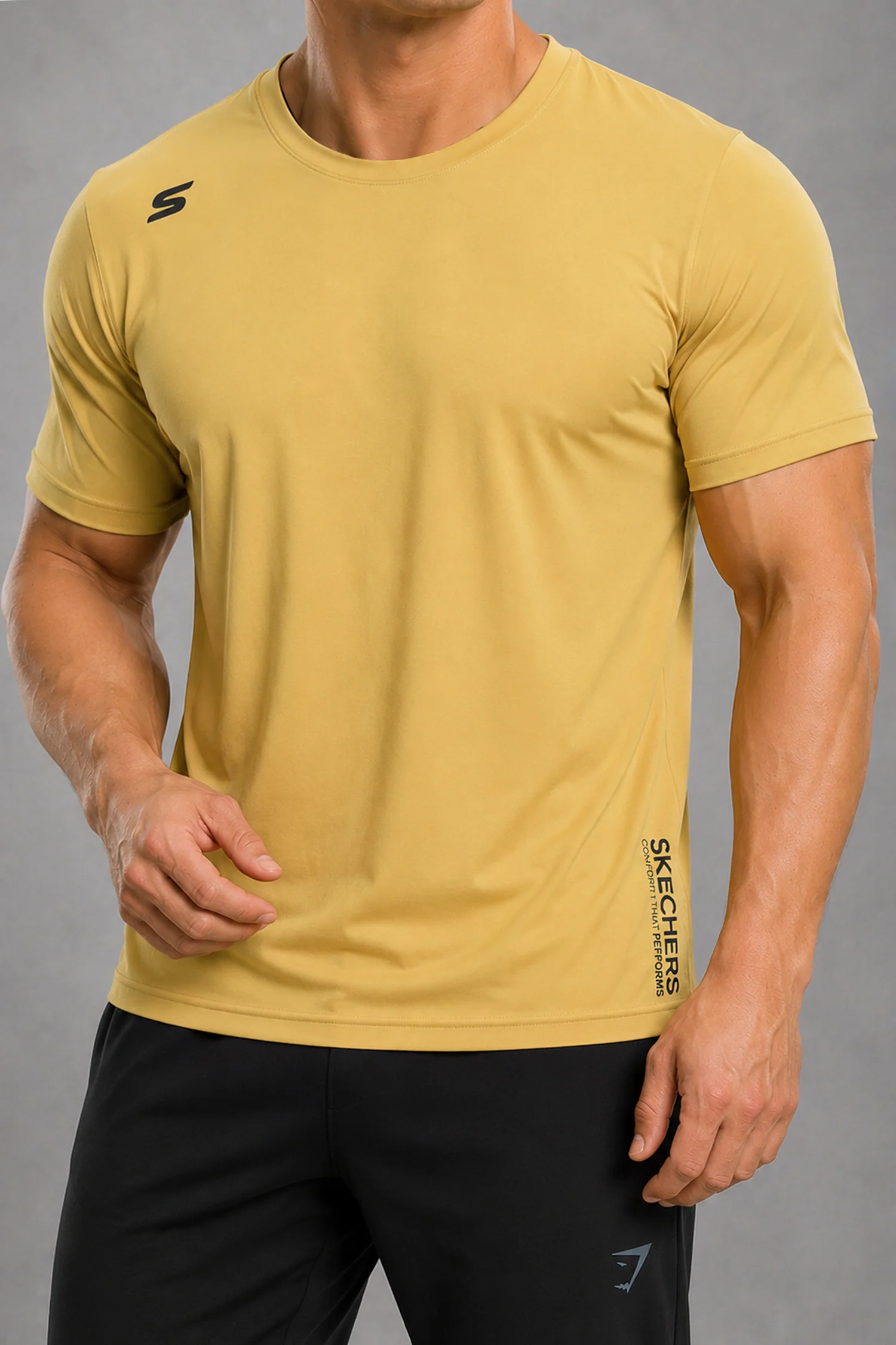 Skchr Breathable Sweat-Wicking Activewear Dry-Fit Tee - Image 7
