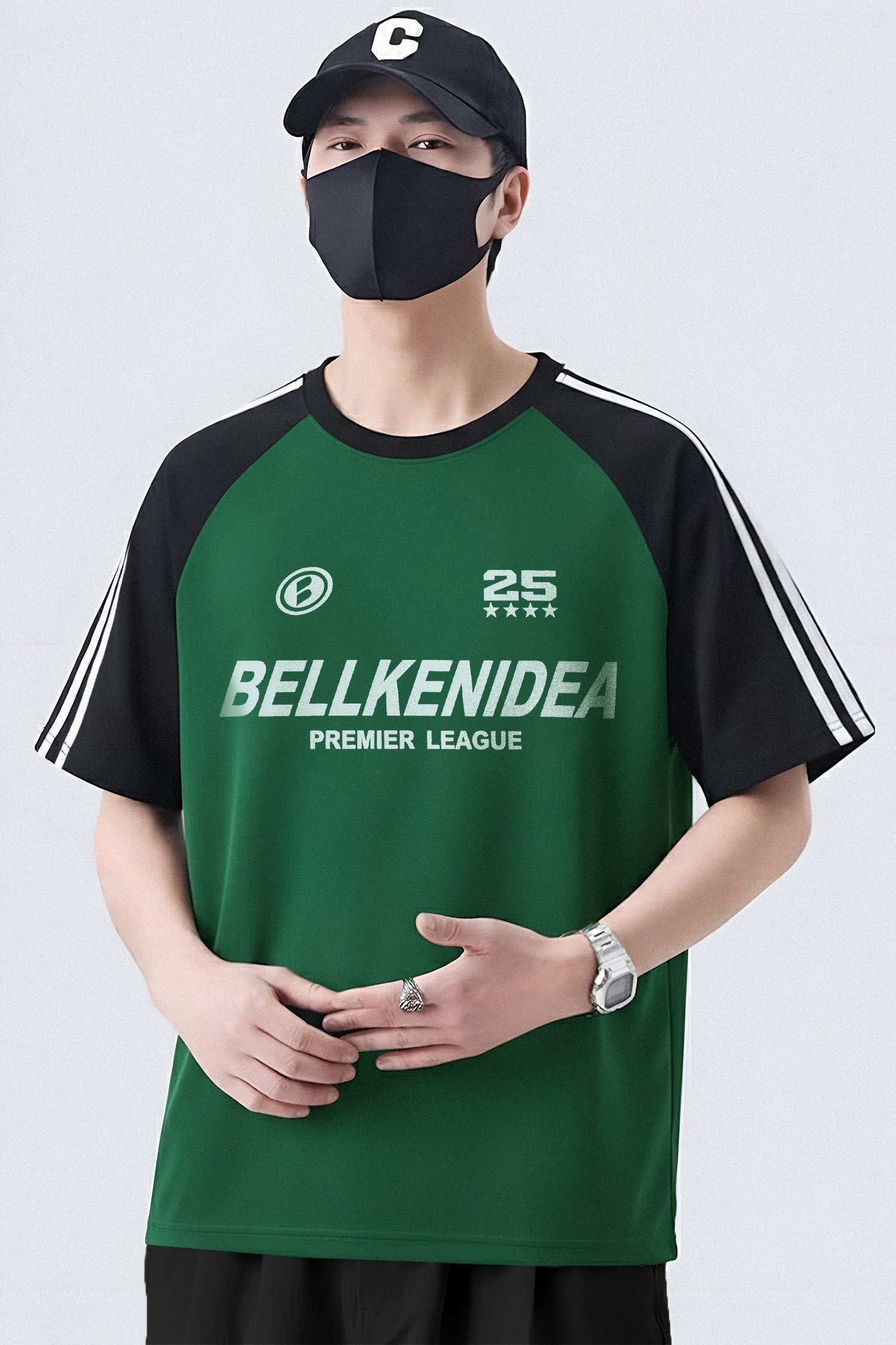 Stripe Style Premier League Round Neck T-shirt* - Image 10
