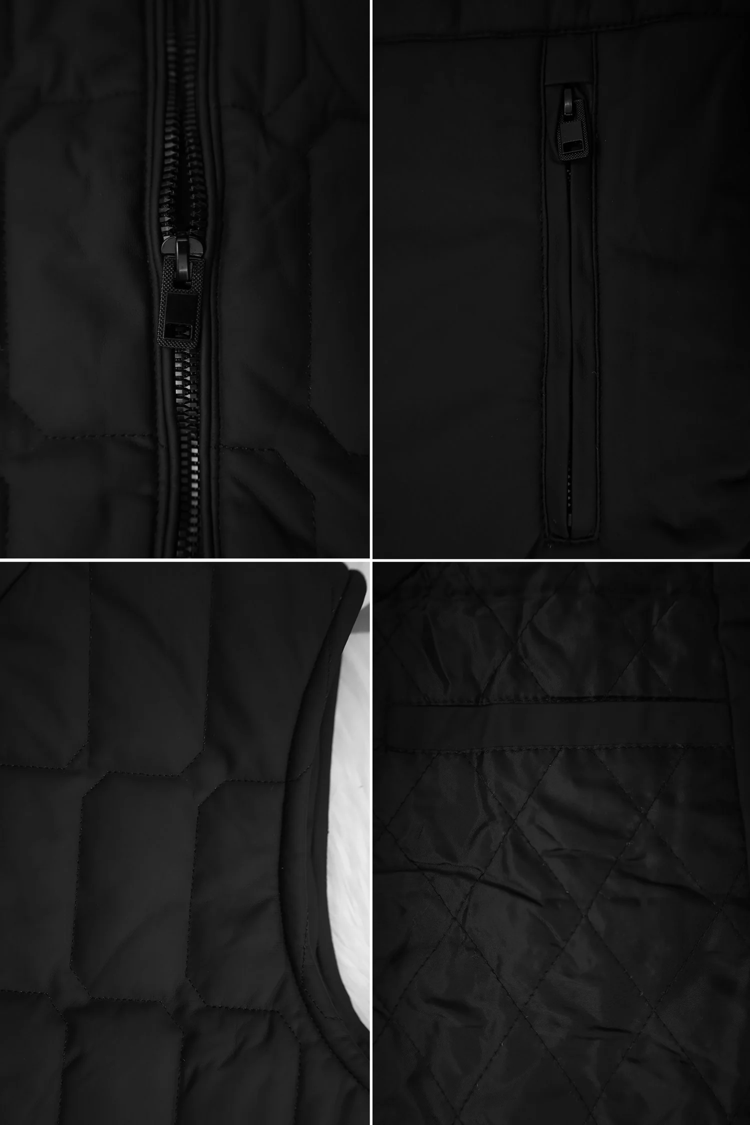 T-Base Sleeveless Imported Men's Gilet In Black - Image 4