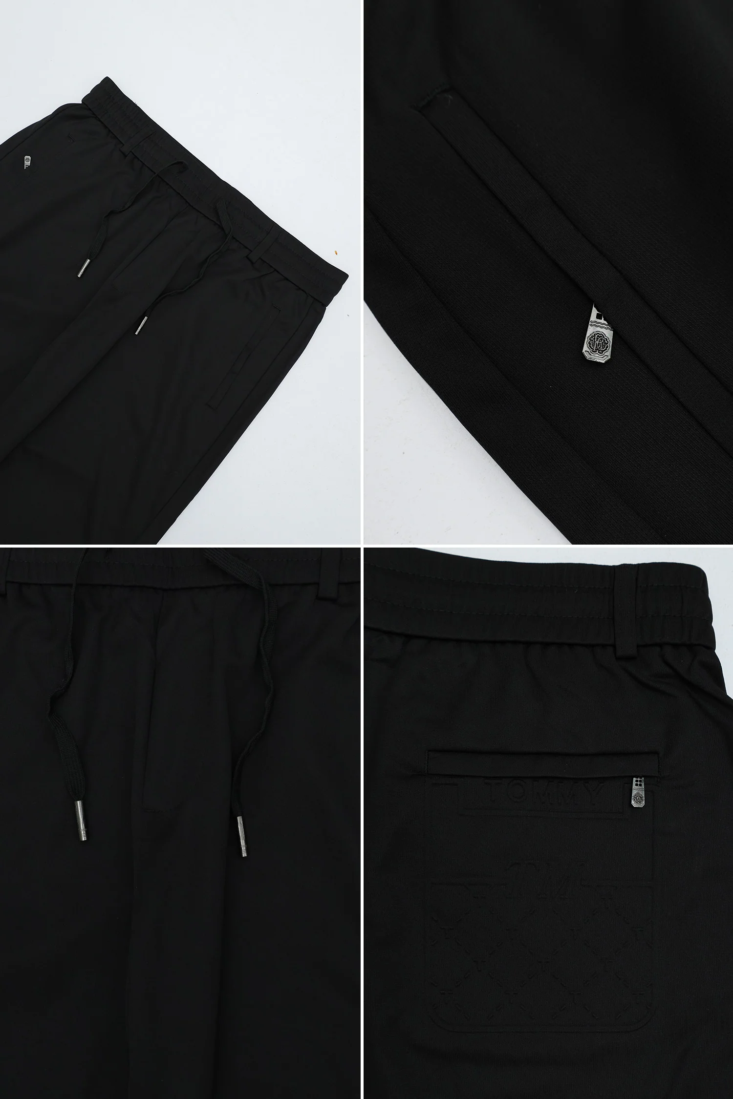 Tmmy Relax-Fit Imported Slim-Fit Trouser In Black - Image 4