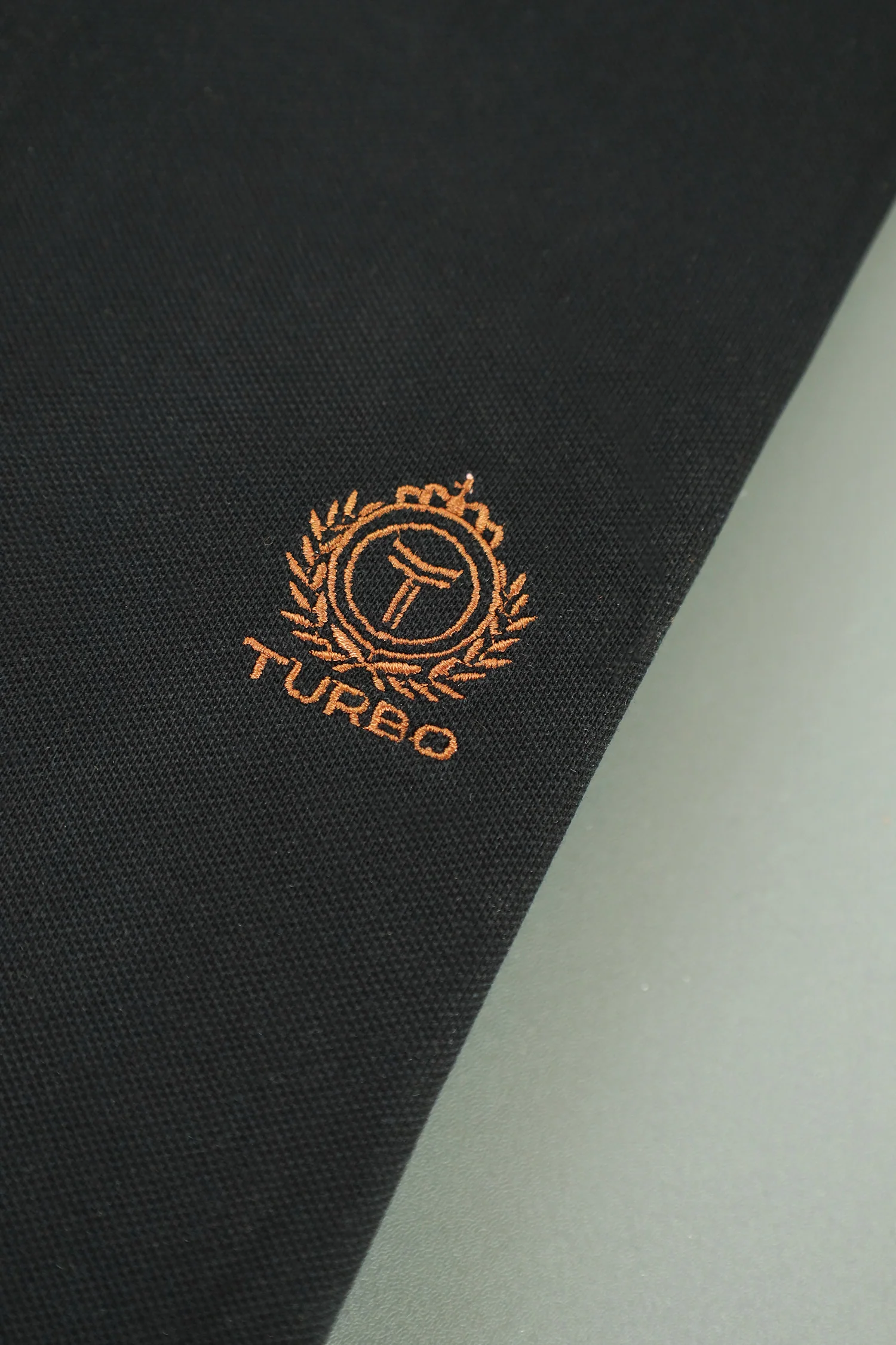 Turbo Abstract Zip Collar Men's Polo Shirt - Image 9