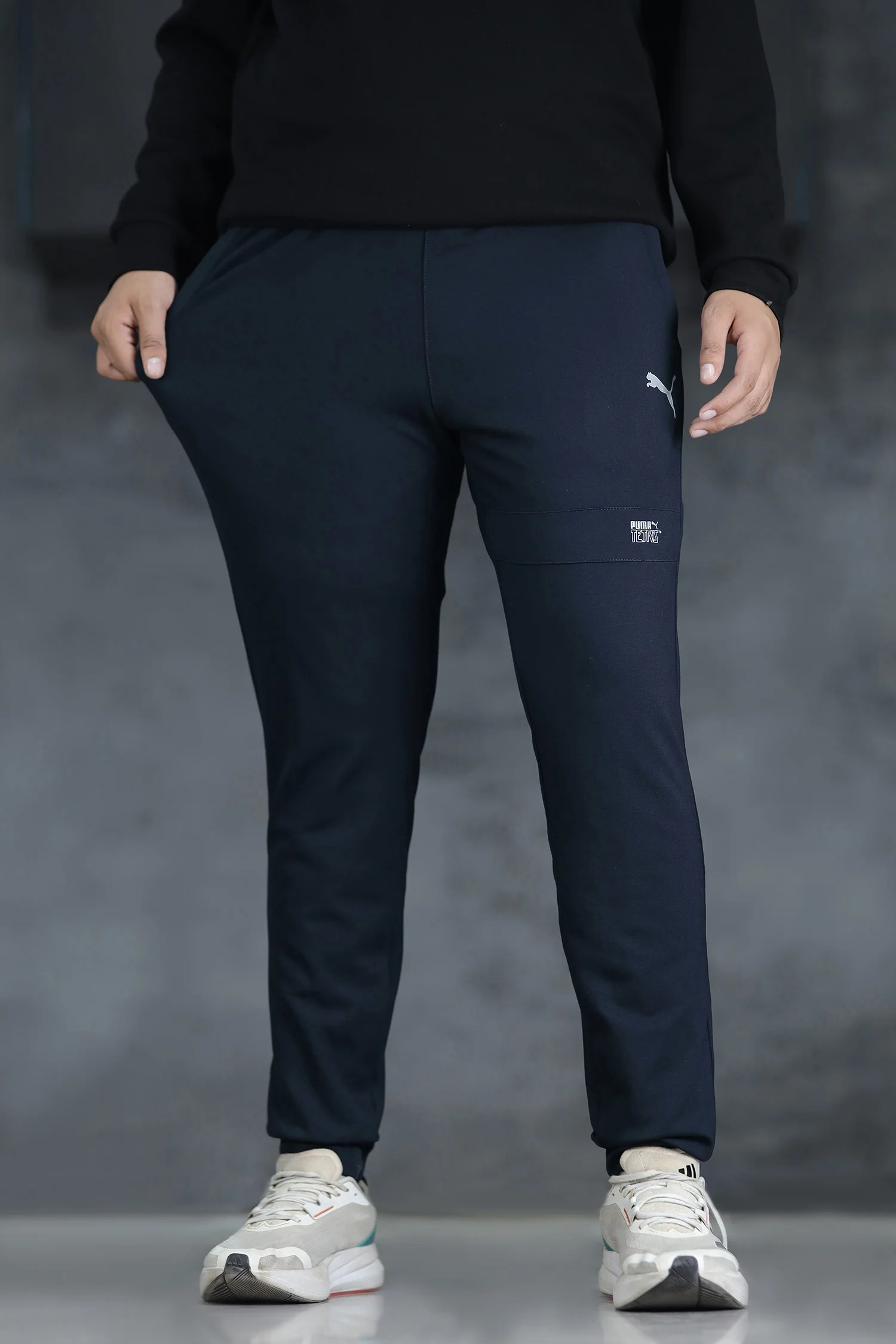 Pma Tapered Knit Grip Bottom Slim-Fit Trouser - Image 5