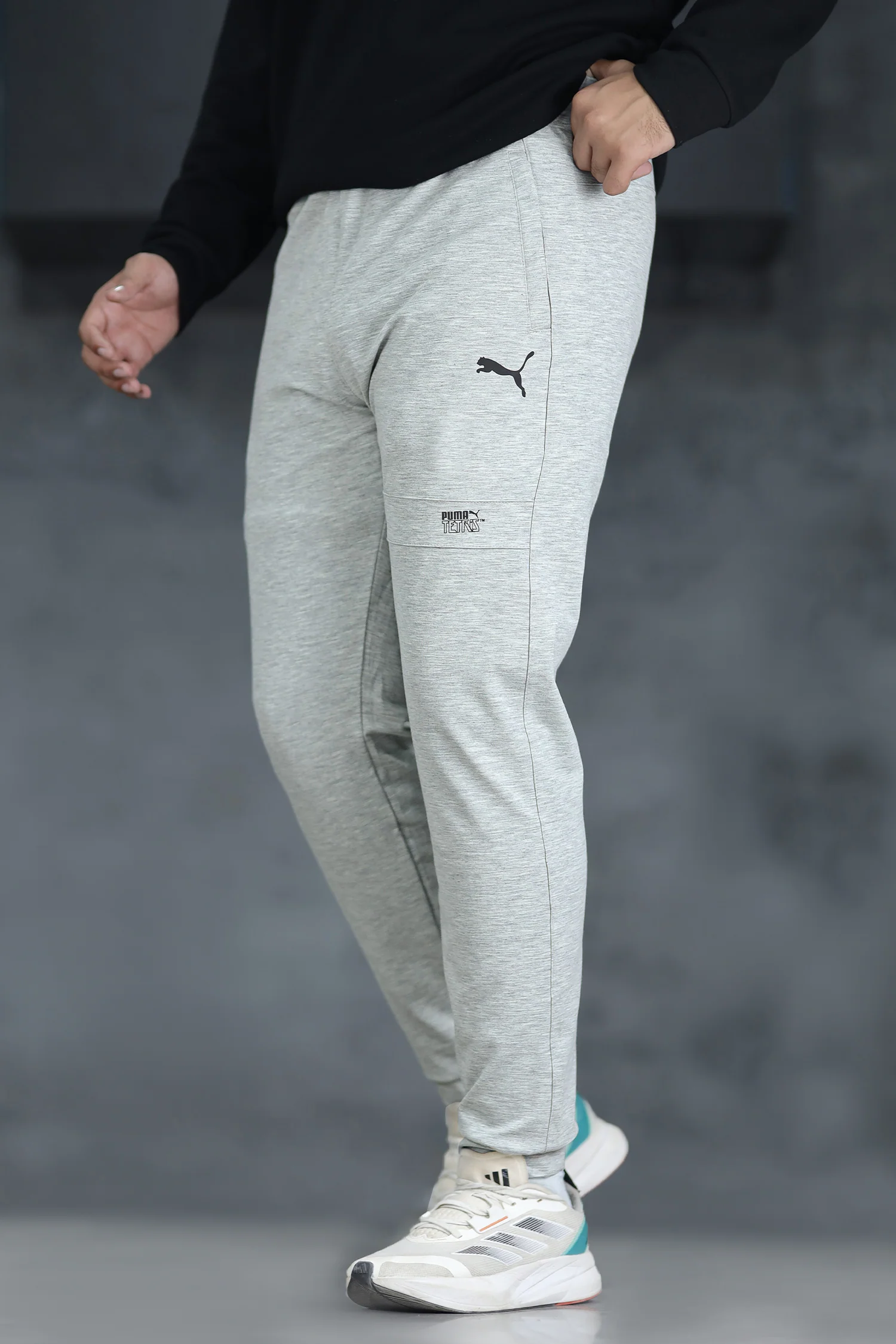 Pma Tapered Knit Grip Bottom Slim-Fit Trouser - Image 7