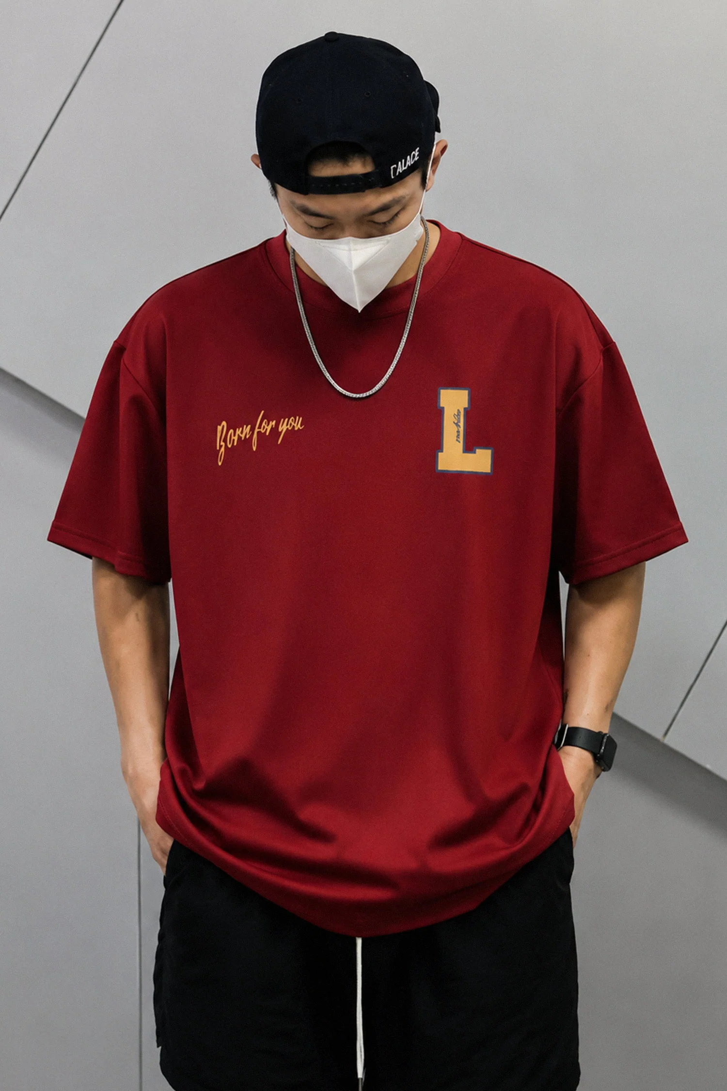 Turbo Aesthetic Taille Graphic Tee In Maroon - Image 2