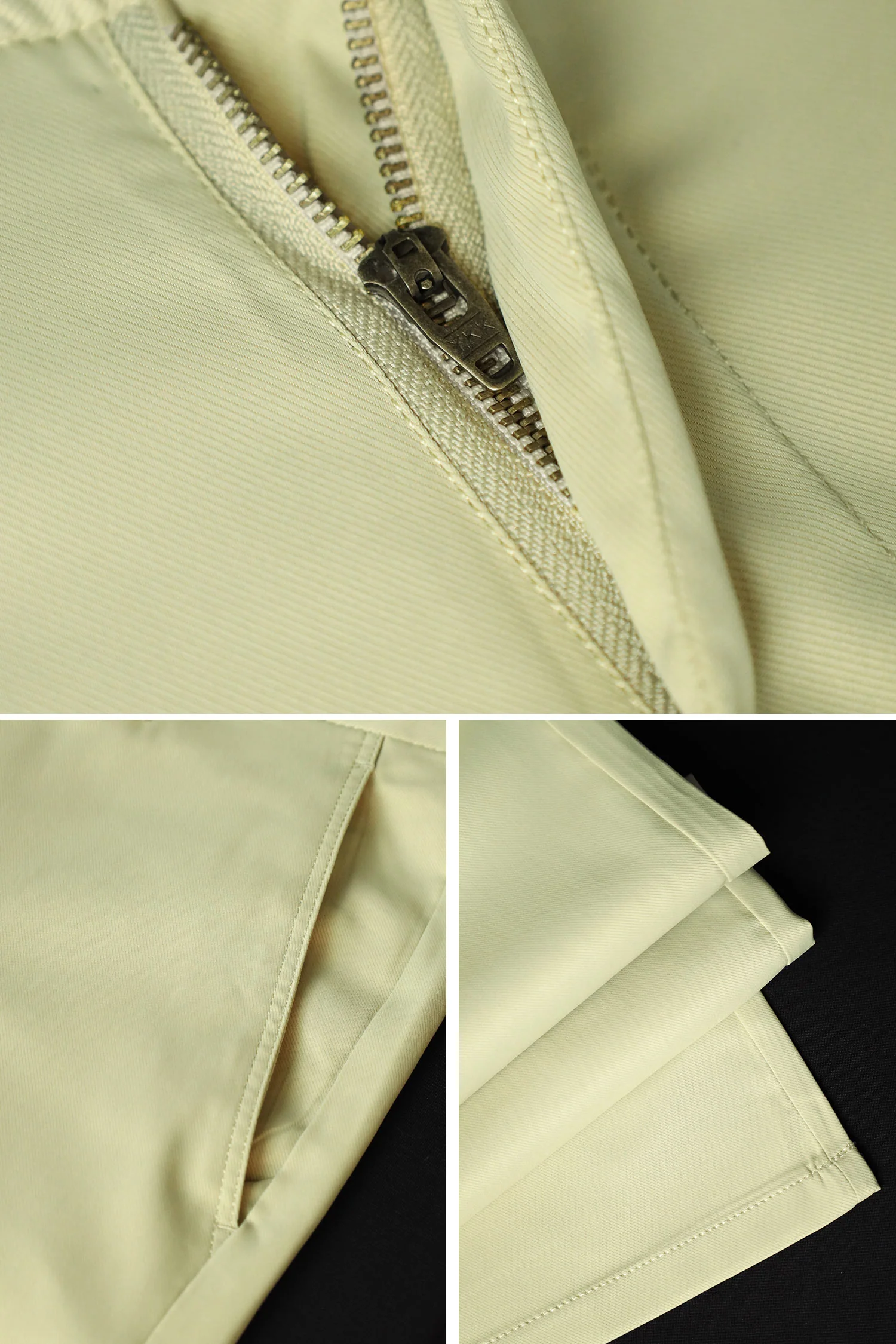 Turbo Apex Precision Weave Executive Fit Cotton Pent In Creem - Image 6