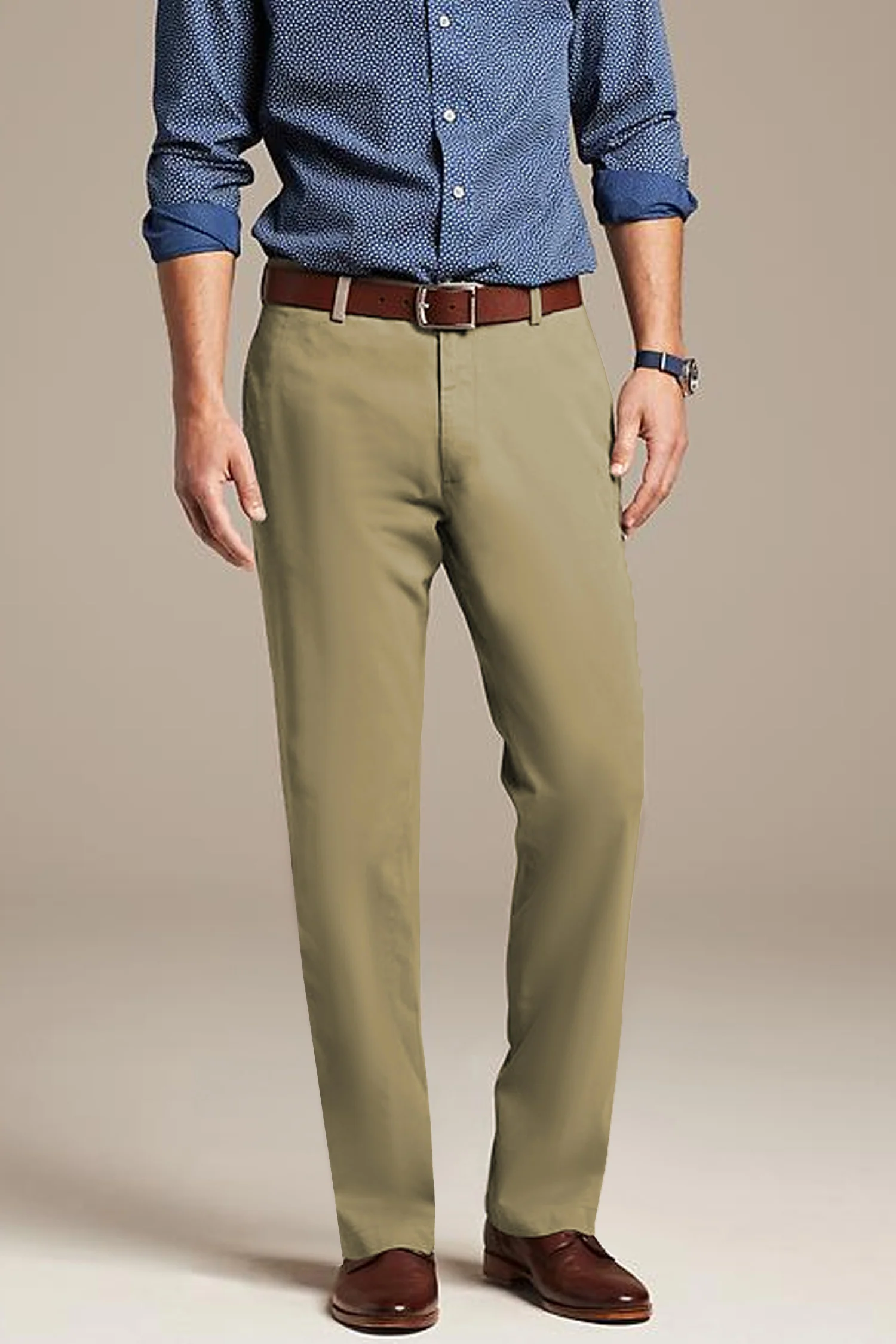 Turbo Apex Precision Weave Executive Fit Cotton Pent In Light Sage - Image 2