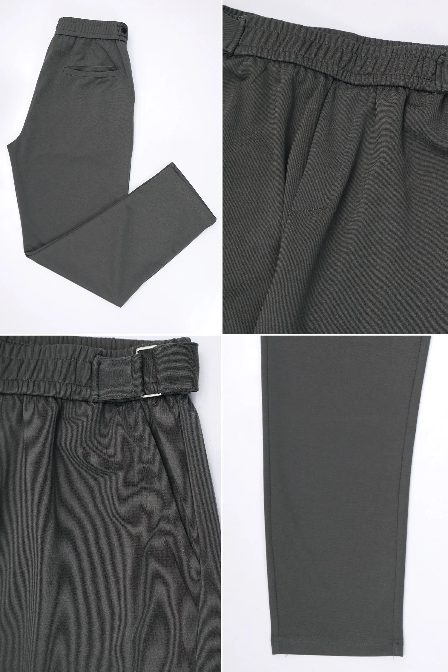 Turbo Adjustable Waist Chino Motif Trouser - Image 12