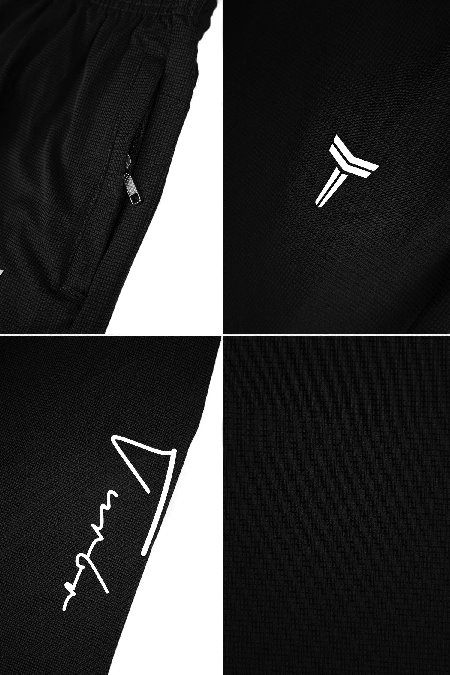 Turbo Autograph Series Dry-Fit Men's Shorts In Black - Image 4