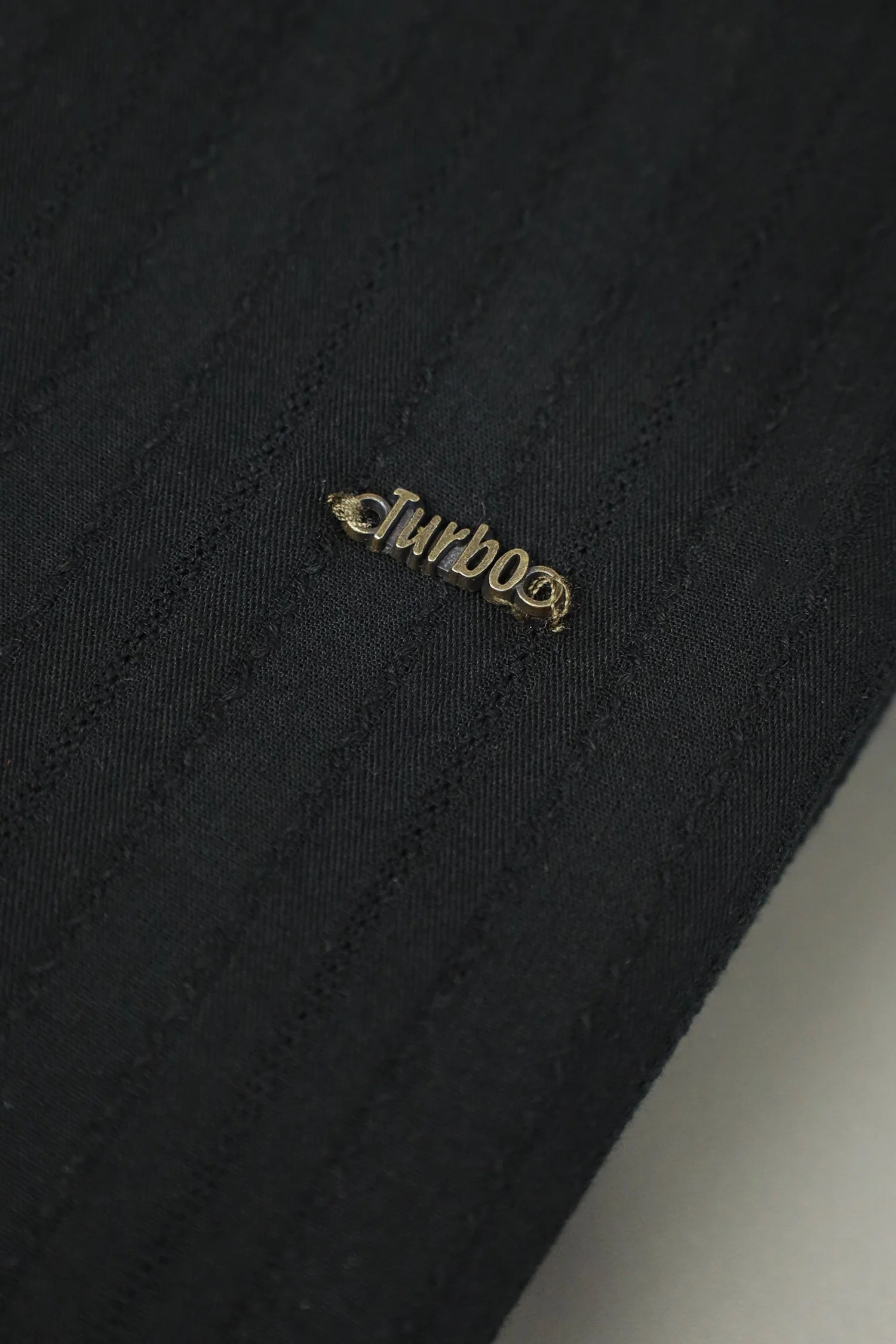 Turbo Billy Textured Knit Long Sleeve Cotton Casual Shirt In Black - Image 3