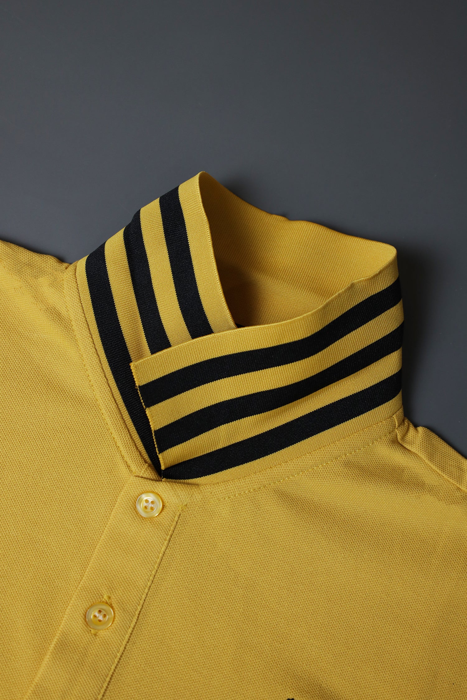 Turbo Bostn Cltics Team Men's Polo Shirt In Mustard Yellow - Image 2