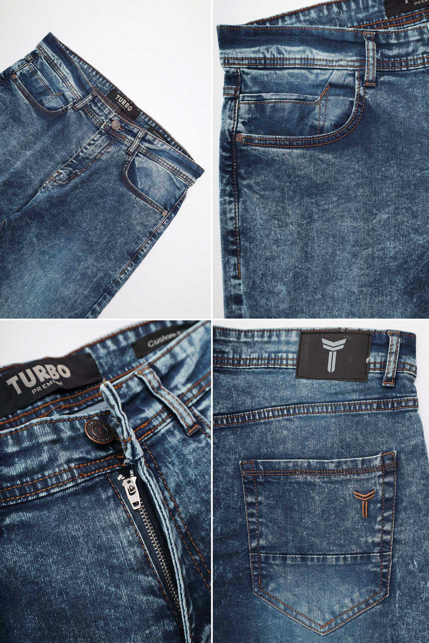 Turbo Casual Core Straight Denim Jeans - Image 4