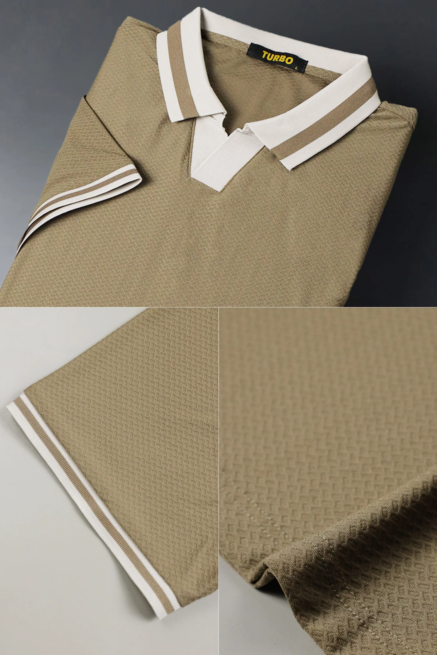 Turbo Cmpus Sutra V-Neck Imp Silk Polo Shirt* - Image 12