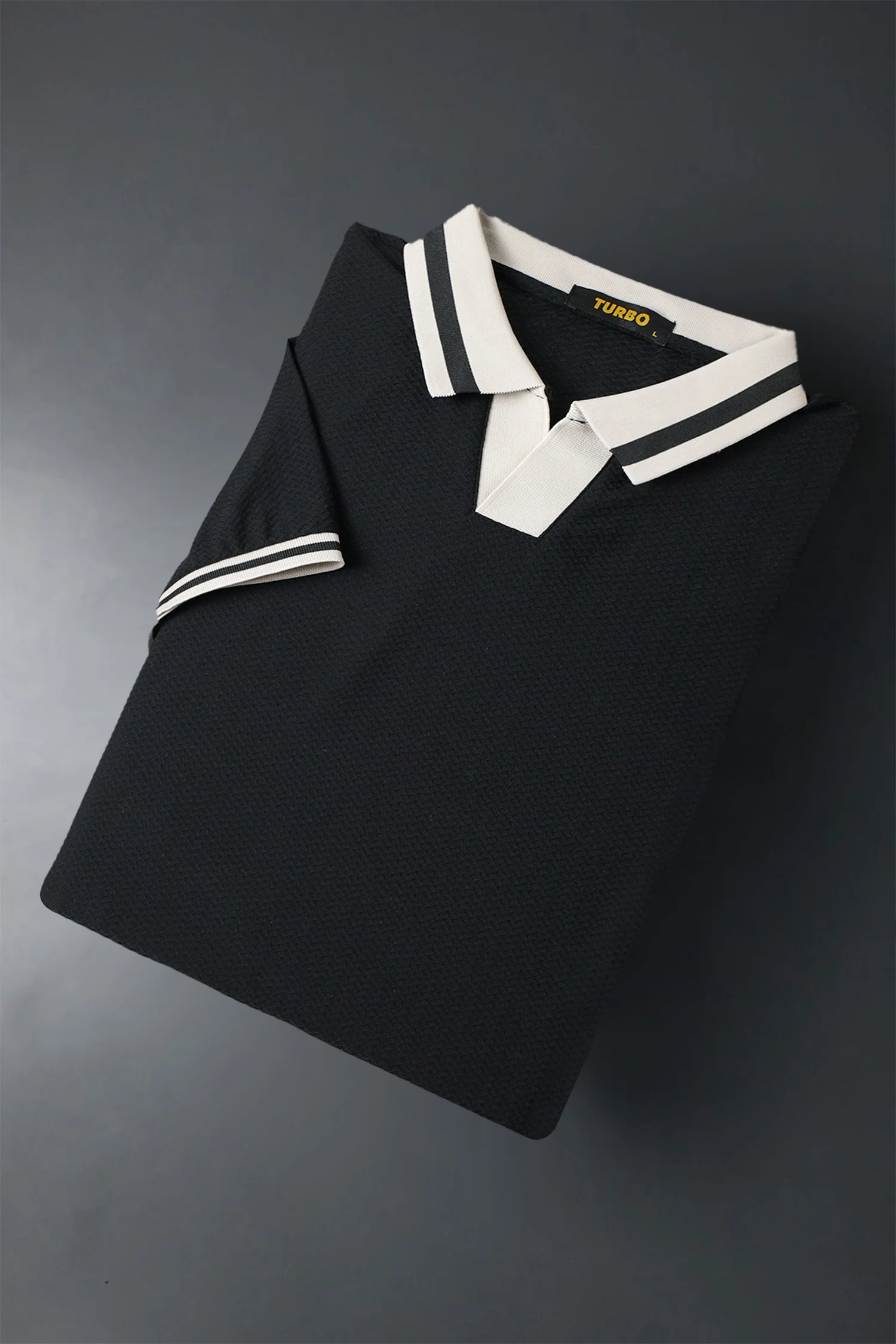 Turbo Cmpus Sutra V-Neck Imp Silk Polo Shirt* - Image 3