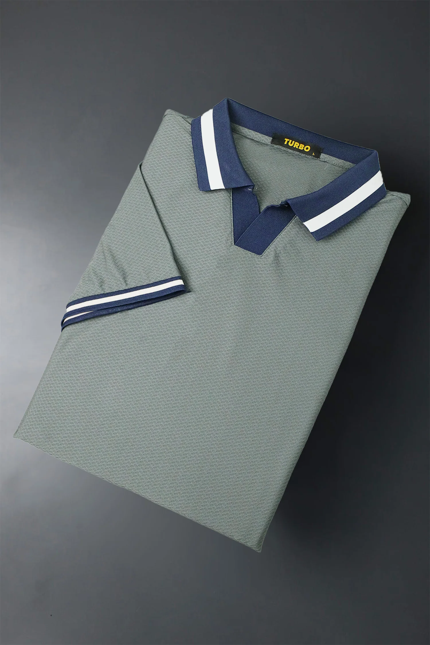 Turbo Cmpus Sutra V-Neck Imp Silk Polo Shirt* - Image 7