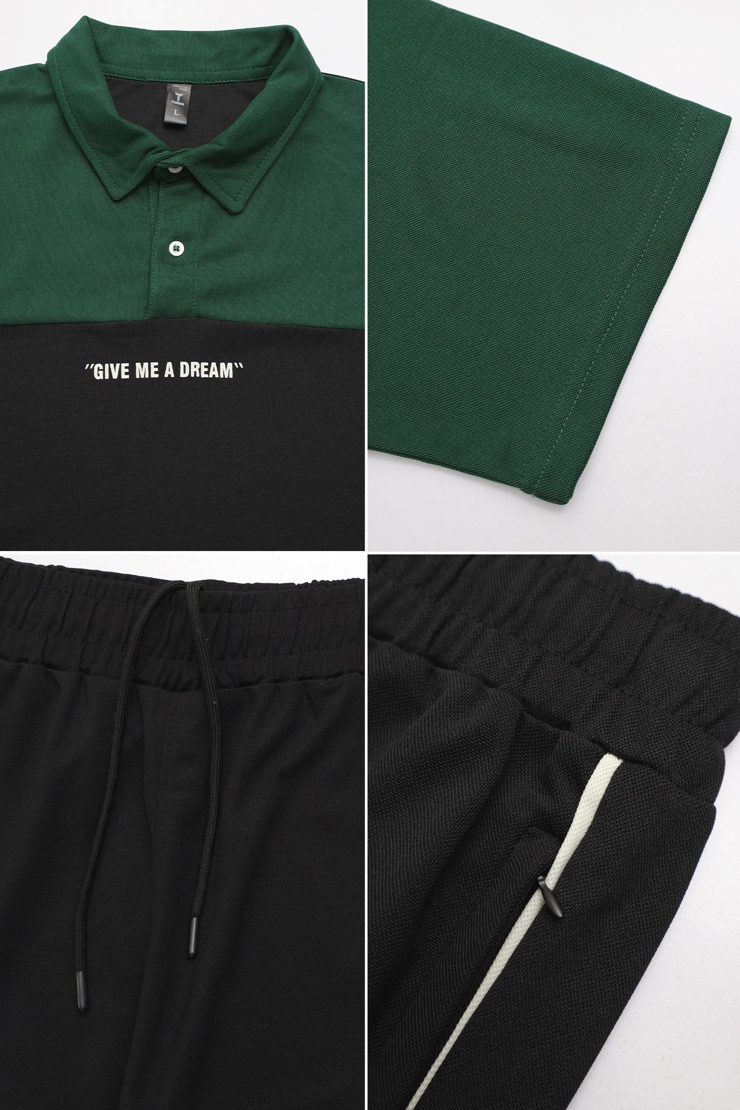Turbo Colorblock Street Style Men's Co-Ord Set - Image 16