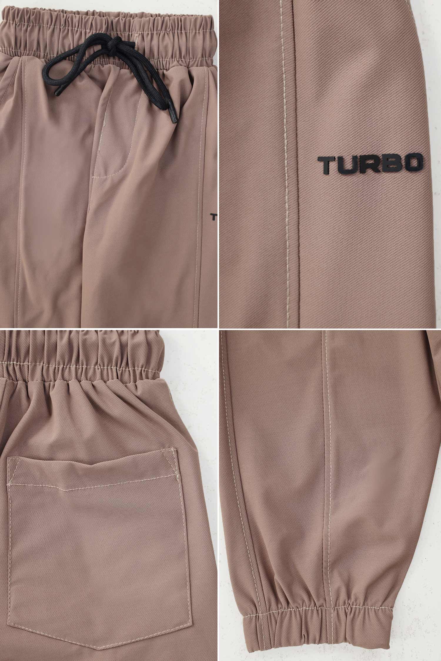 Turbo Comfortable And Grip Bottom Trousers kids For Boys In Camel - Image 3