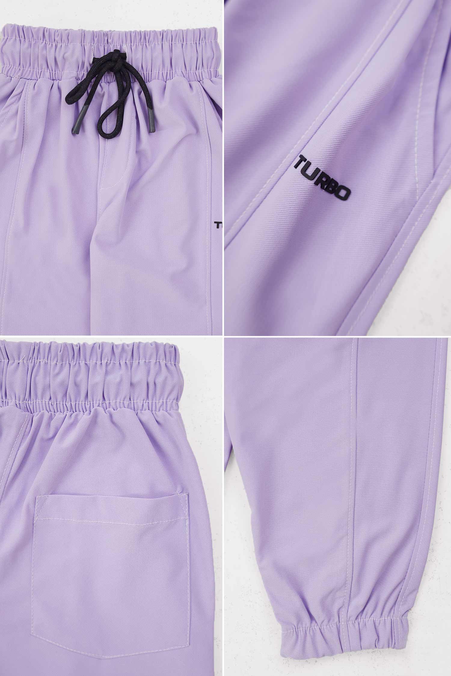 Turbo Comfortable And Grip Bottom Trousers kids For Boys In Purple - Image 3