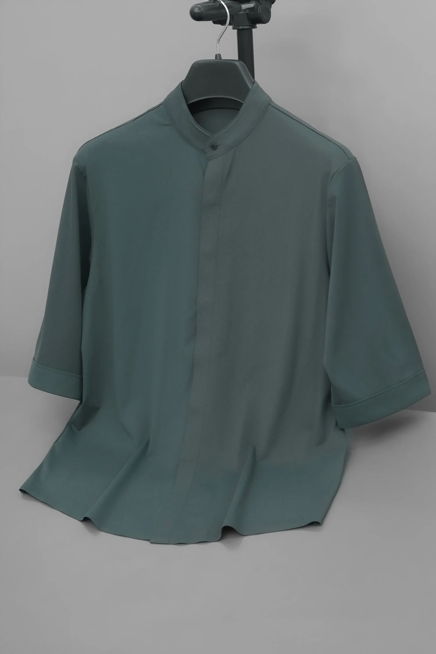 Turbo Concealed Button Placket Casual OverShirt - Image 3