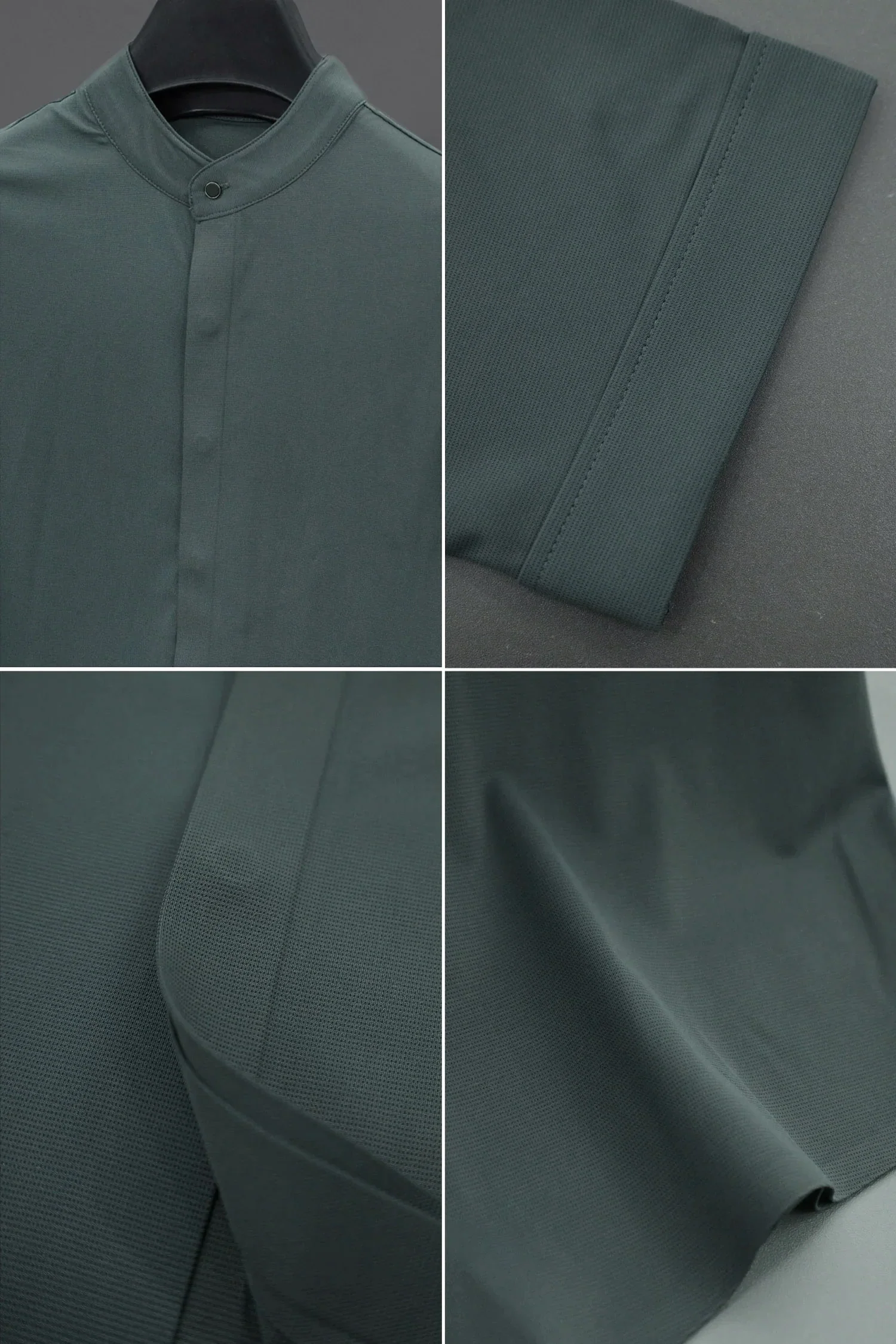Turbo Concealed Button Placket Casual OverShirt - Image 4