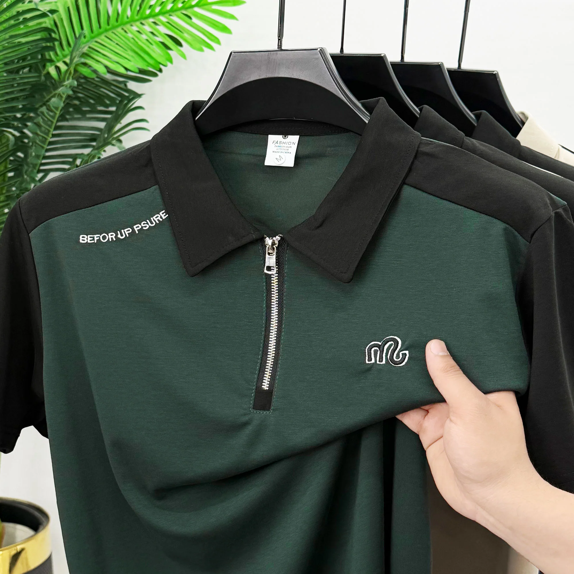 Turbo Constructed Fit Men's Polo Shirt - Image 6