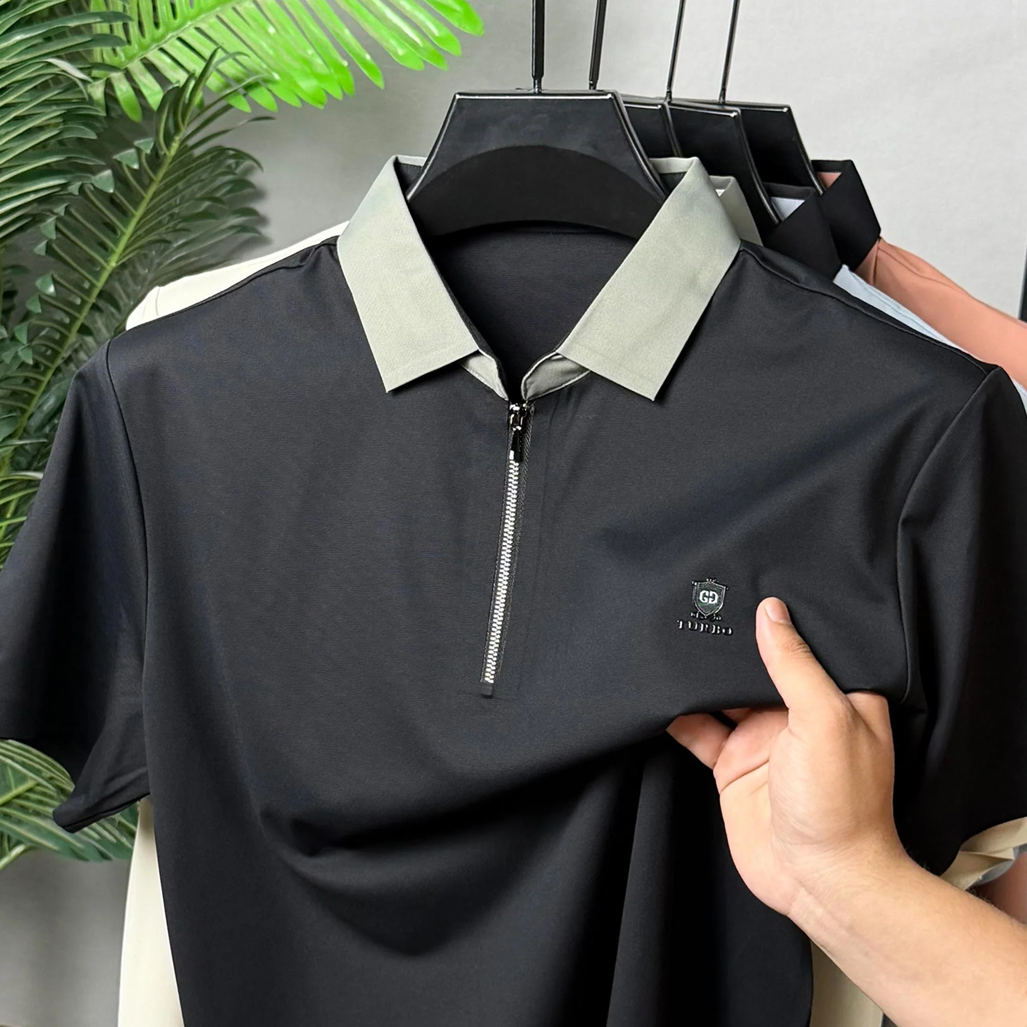 Turbo Contrast Collared Style Polo T-Shirt - Image 14