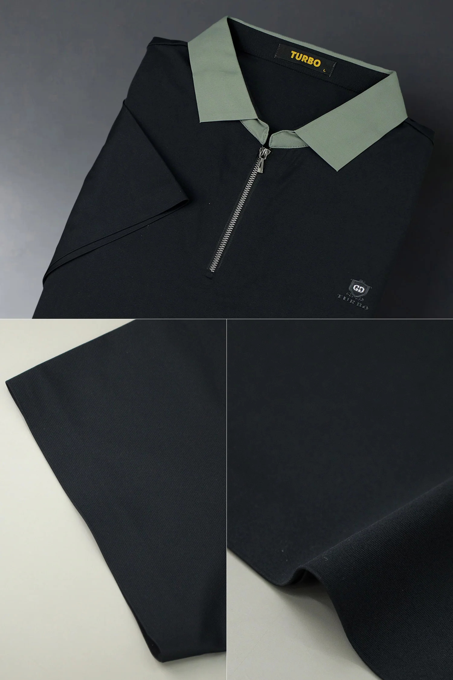 Turbo Contrast Collared Style Polo T-Shirt - Image 16