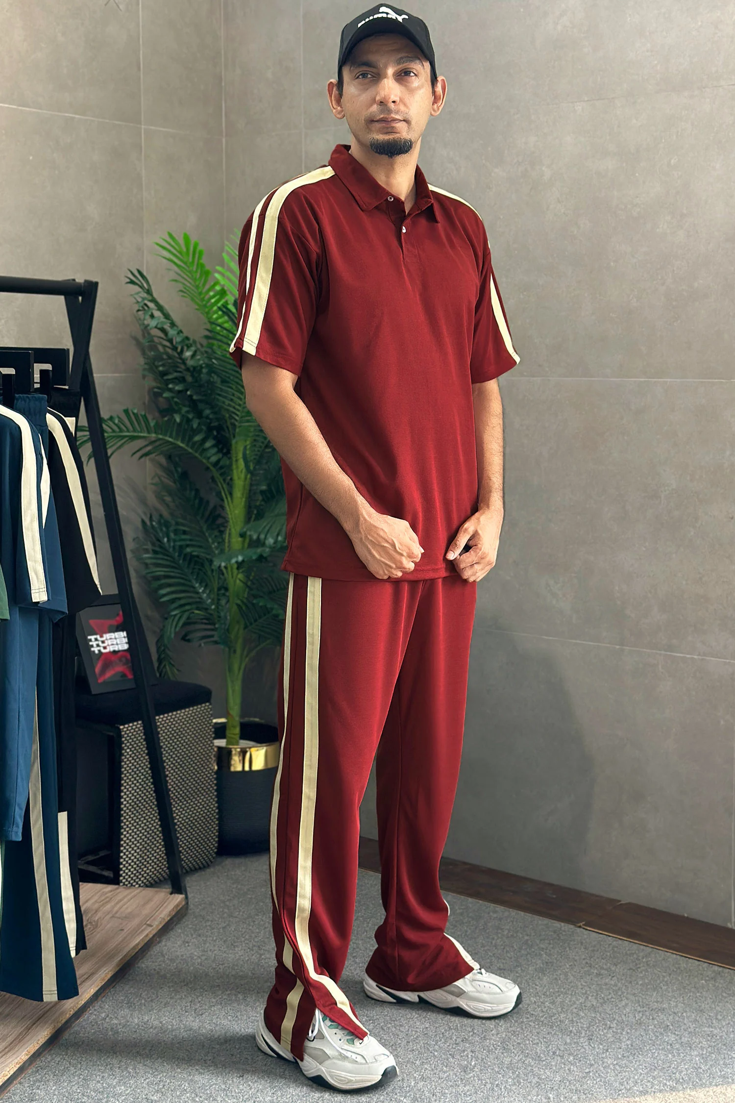 Turbo Contrast Side Panel Men's Co-Ord Set - Image 10