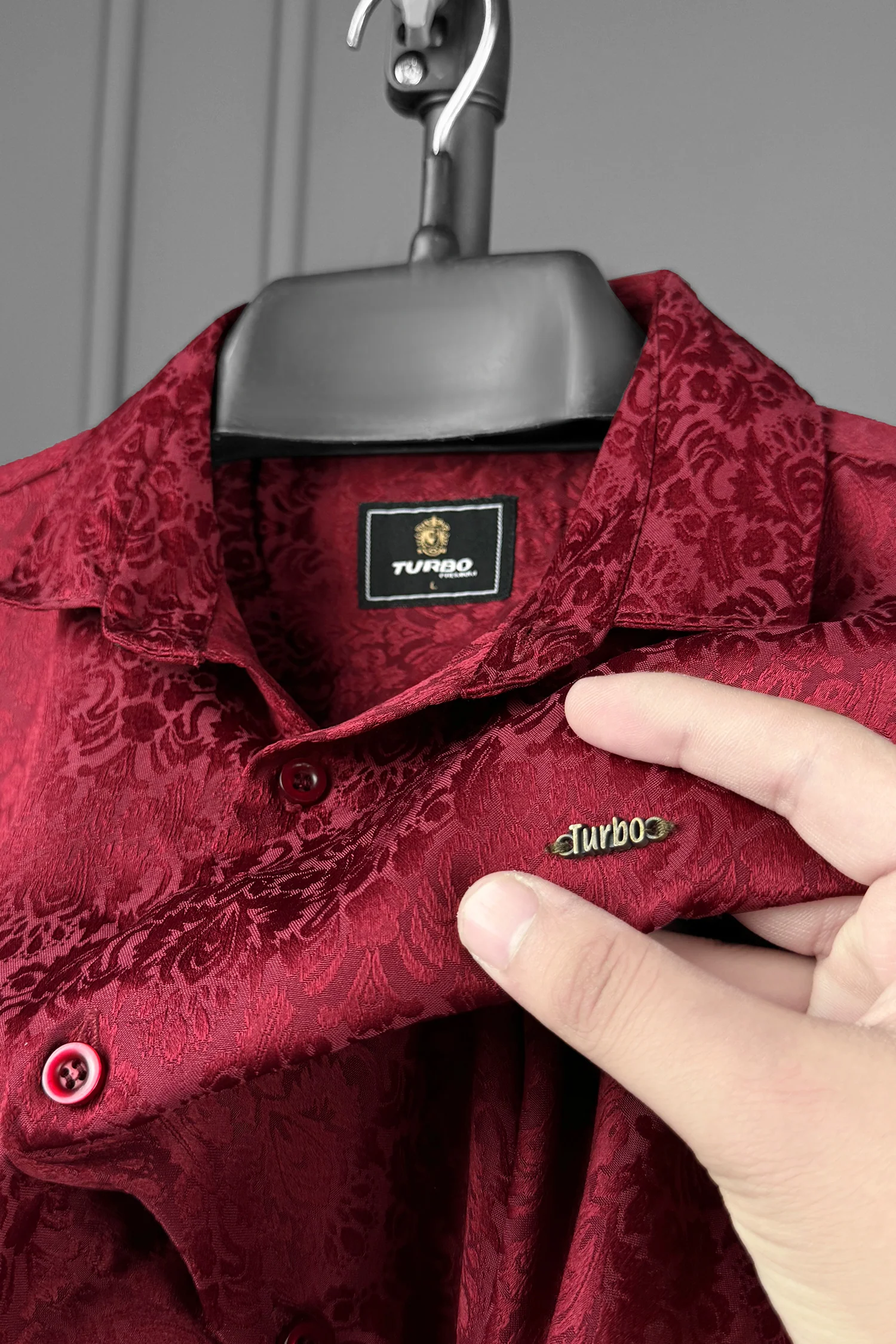 Turbo Designer Motif Floral Casual Shirt - Image 14