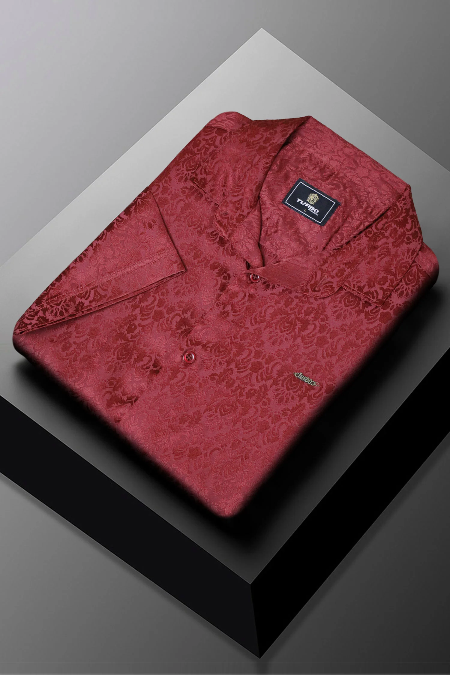 Turbo Designer Motif Floral Casual Shirt - Image 15