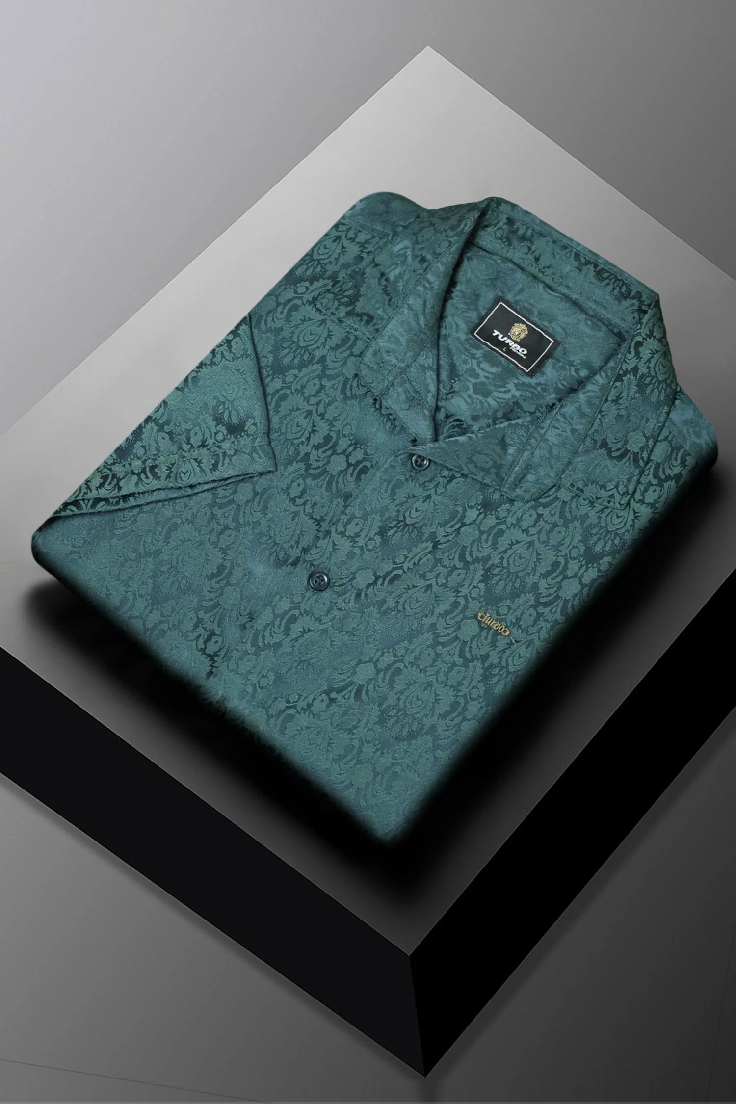 Turbo Designer Motif Floral Casual Shirt - Image 3