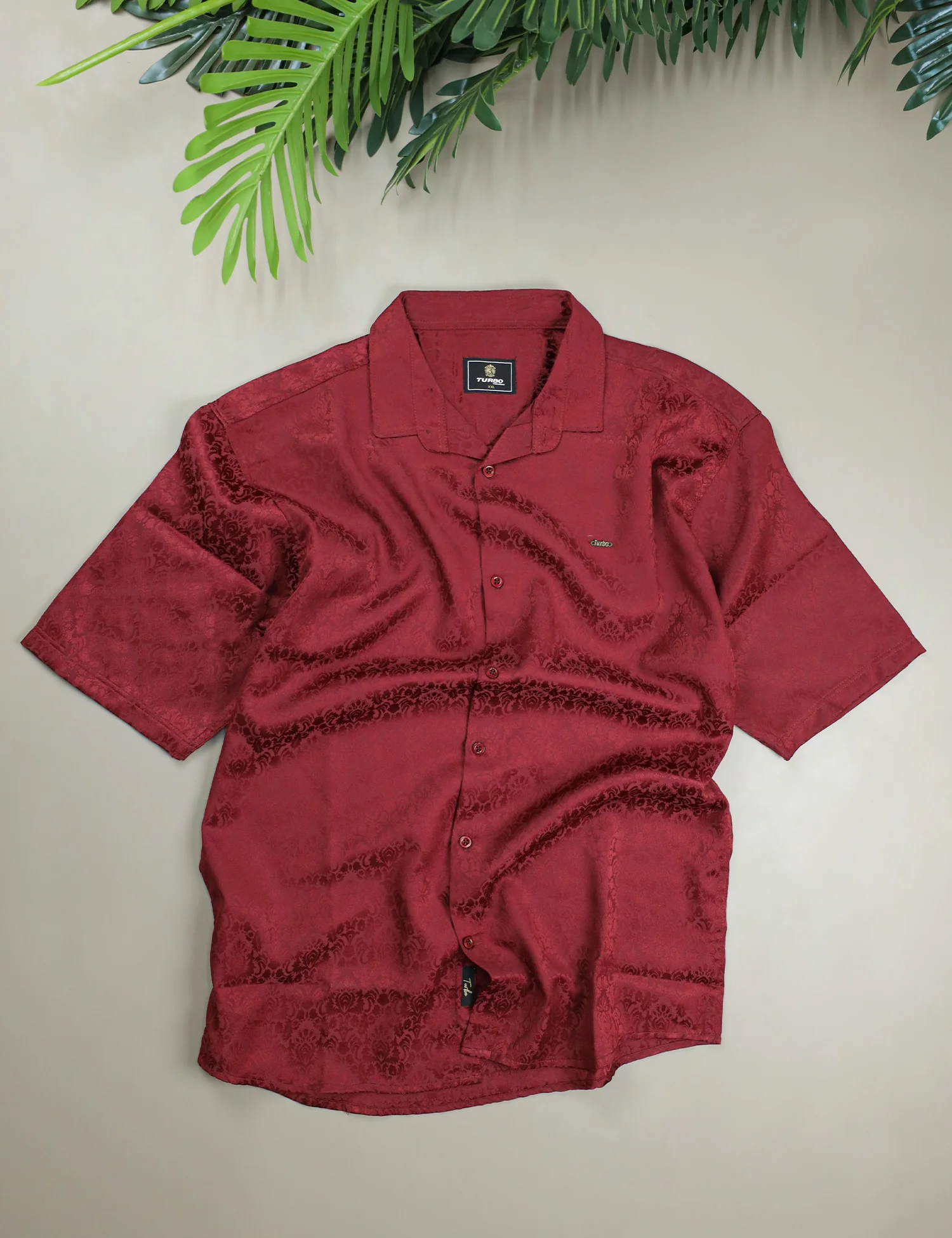 Turbo Designer Motif Floral Casual Shirt - Image 5