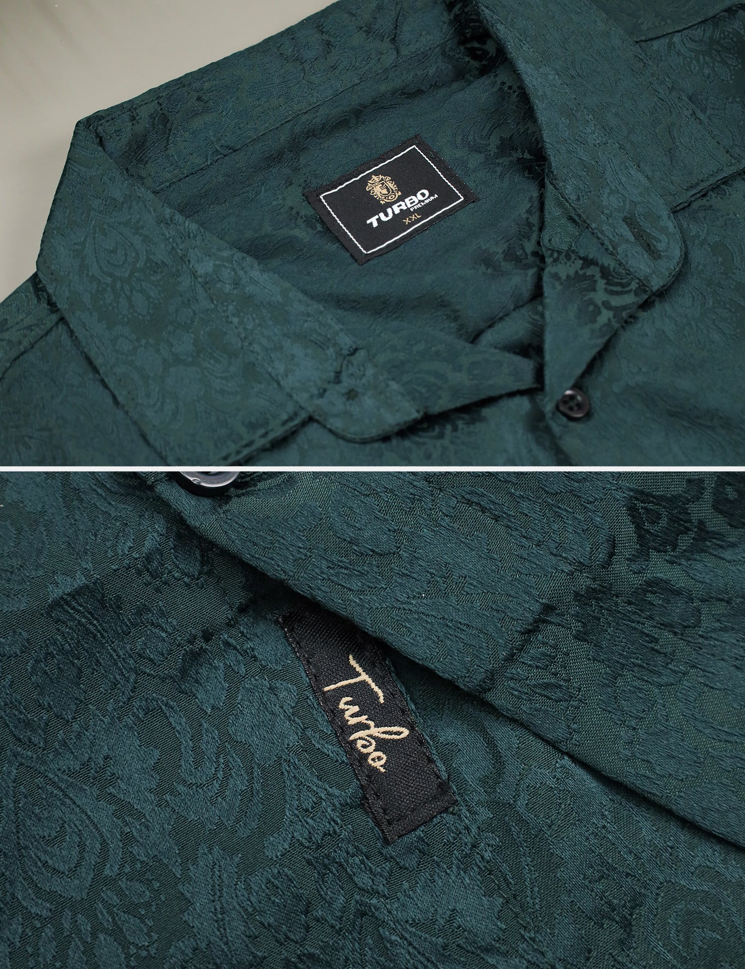 Turbo Designer Motif Floral Casual Shirt - Image 3