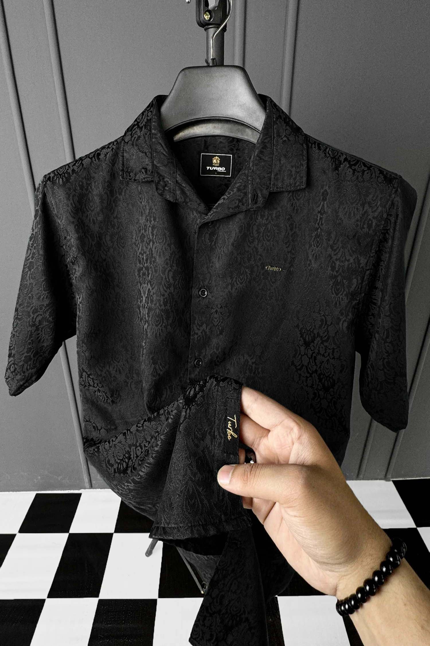 Turbo Designer Motif Floral Casual Shirt - Image 4