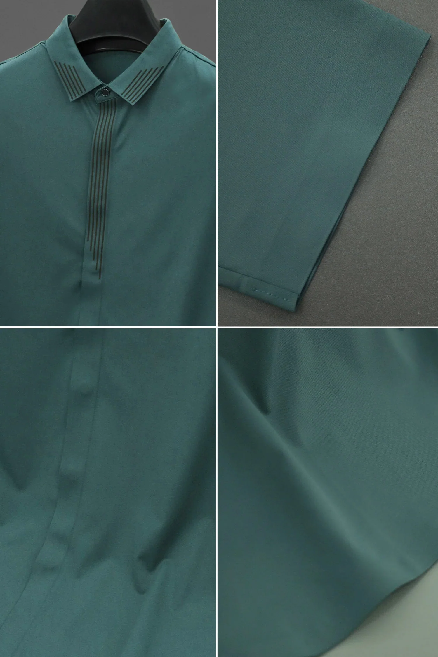 Turbo Distinct Striped Design Casual OverShirt* - Image 3