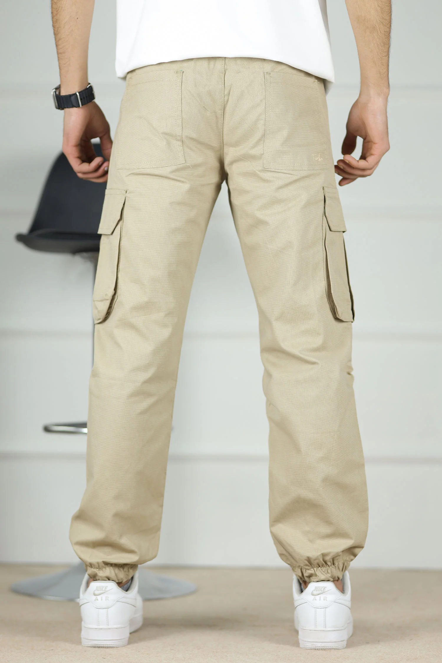 Turbo DrawString Pockets Cotton Cargo Trouser - Image 12