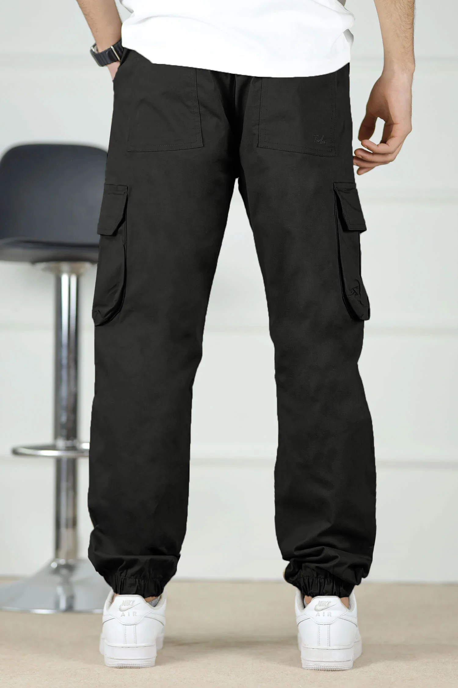 Turbo DrawString Pockets Cotton Cargo Trouser - Image 22